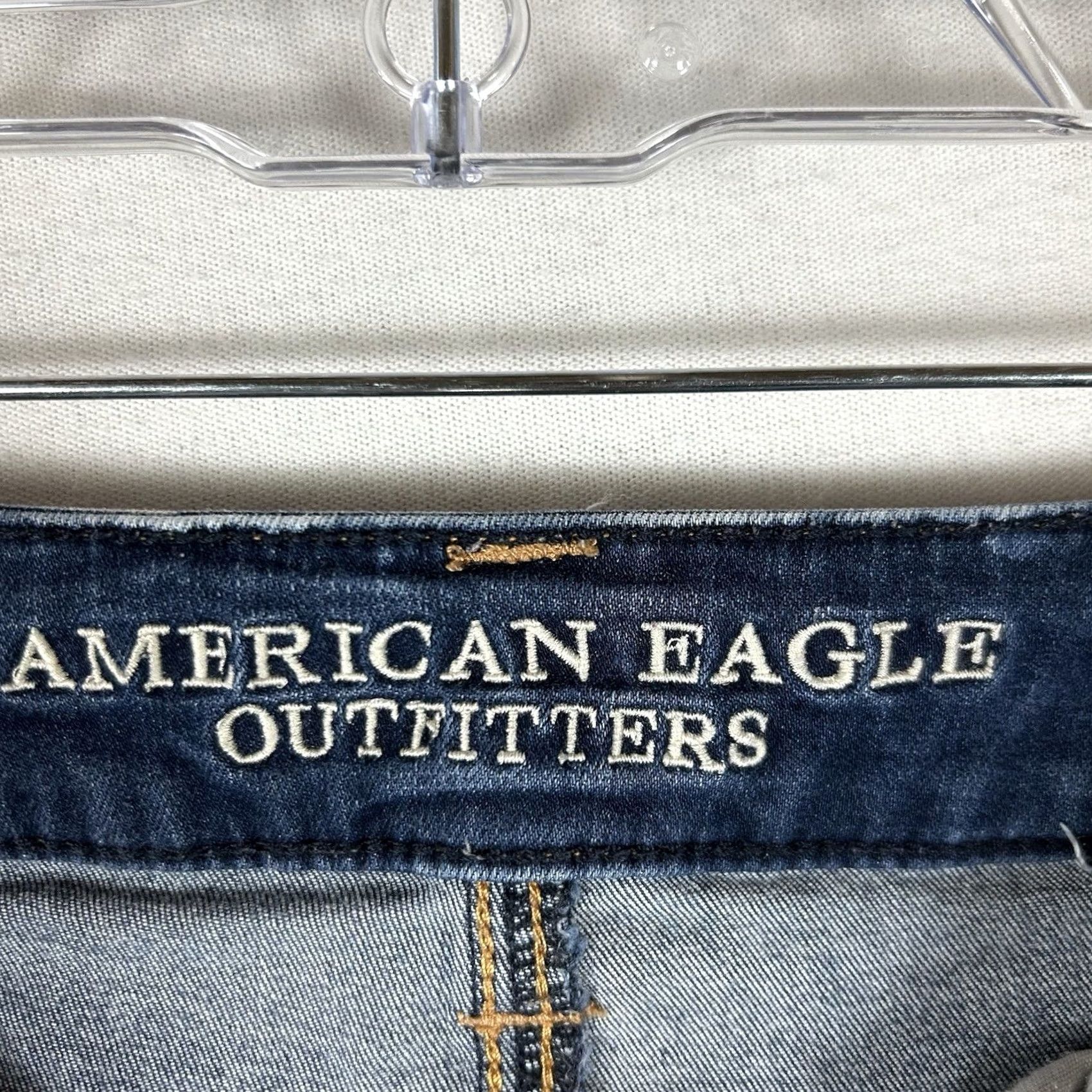 American Eagle Outfitters American Eagle Outfitters Super Stretch Jean Shorts Women's 4 Cut-Off Denim AEO Jeans Shorts Casual Summer Beach 4 Size 27" / US 4 / IT 40 - 3 Thumbnail