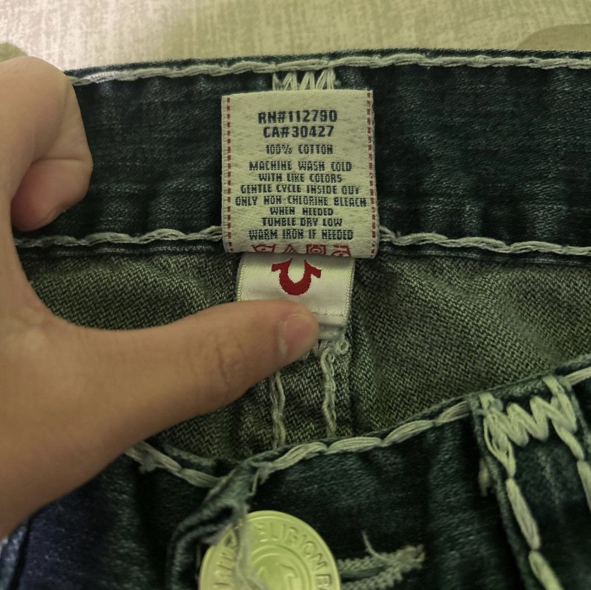 True Religion Vintage truey jeans Size US 32 / EU 48 - 3 Thumbnail