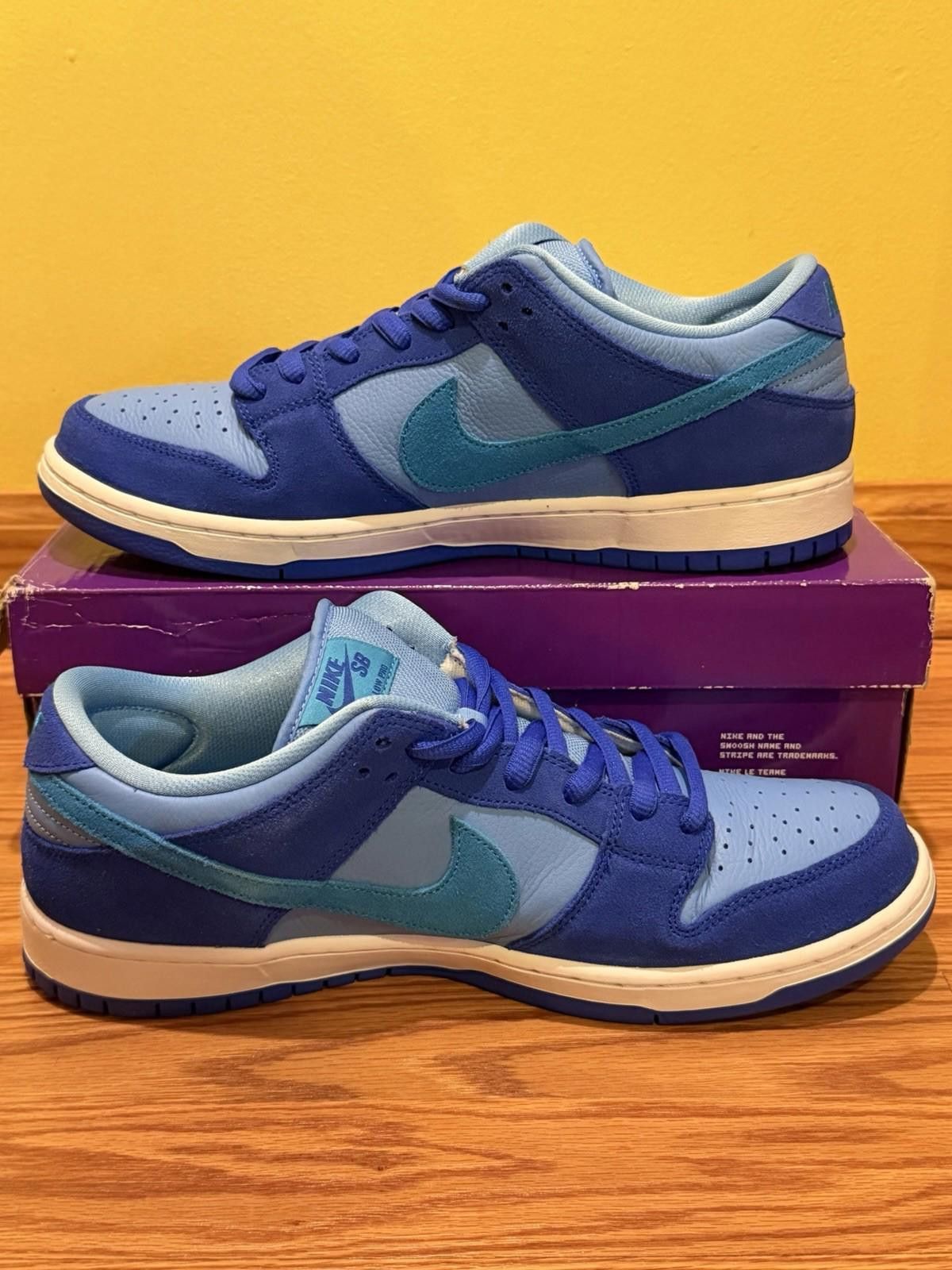 Nike Nike SB Low Pro Fruit Pack Blue Raspberry Size 12 DM0807-400 Size US 12 / EU 45 - 2 Thumbnail
