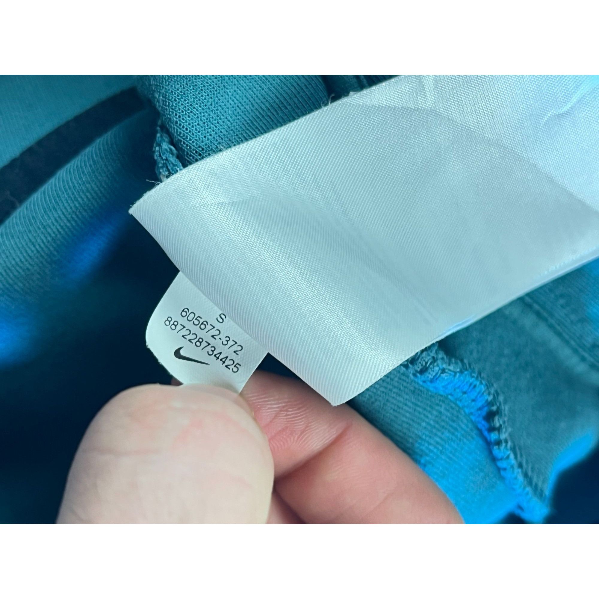 Nike × Vintage Drill y2k Nike Tech Fleece Fresh Teal Green Size US S / EU 44-46 / 1 - 7 Thumbnail