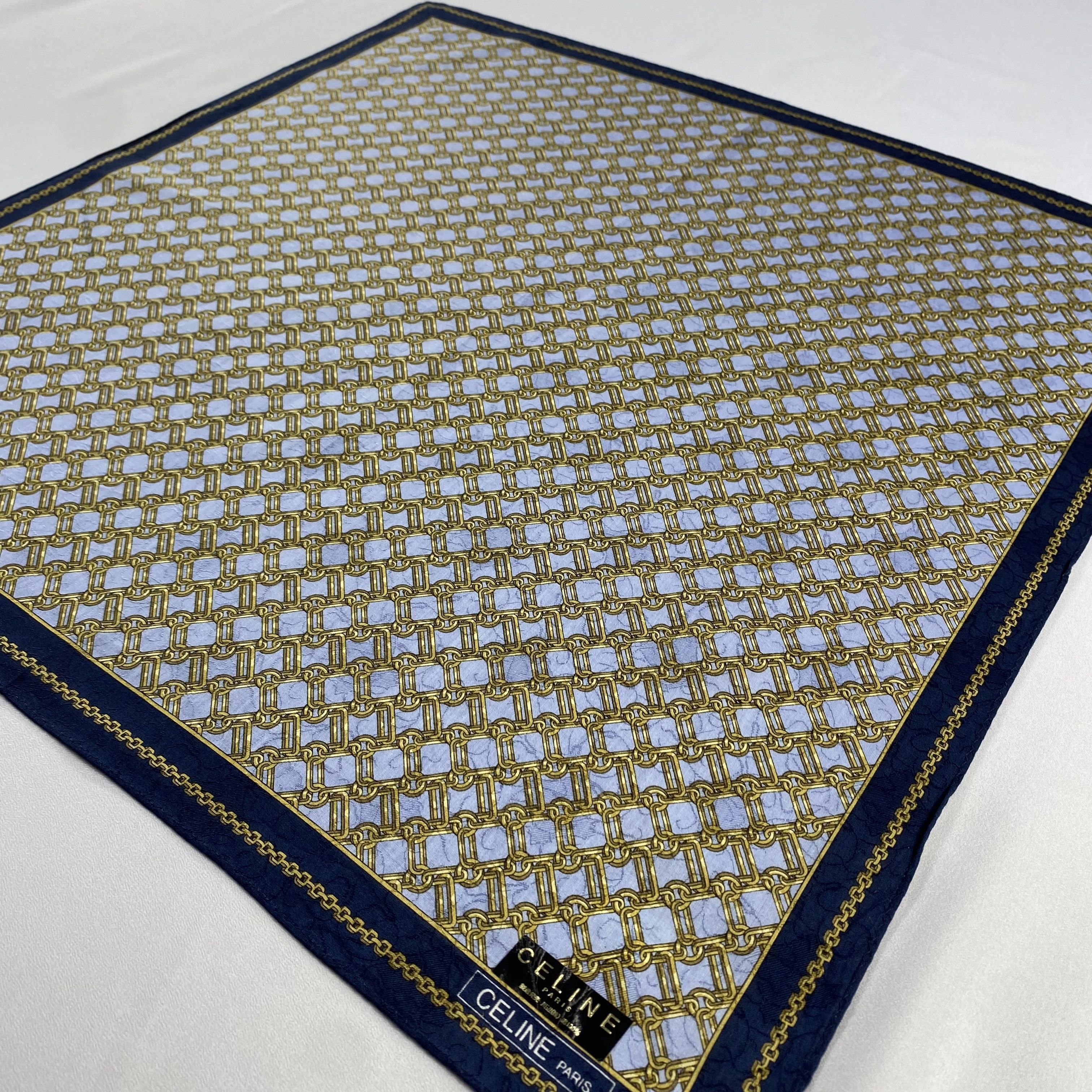 Celine × Vintage NWT Celine Neckerchief / Bandana / Handkerchief-P659 Size ONE SIZE - 2 Thumbnail