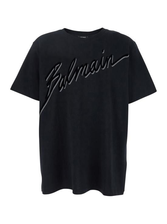 Balmain BALMAIN Men Tops EH1EG010BC86EAP Black Size US L / EU 52-54 / 3 - 1 Thumbnail