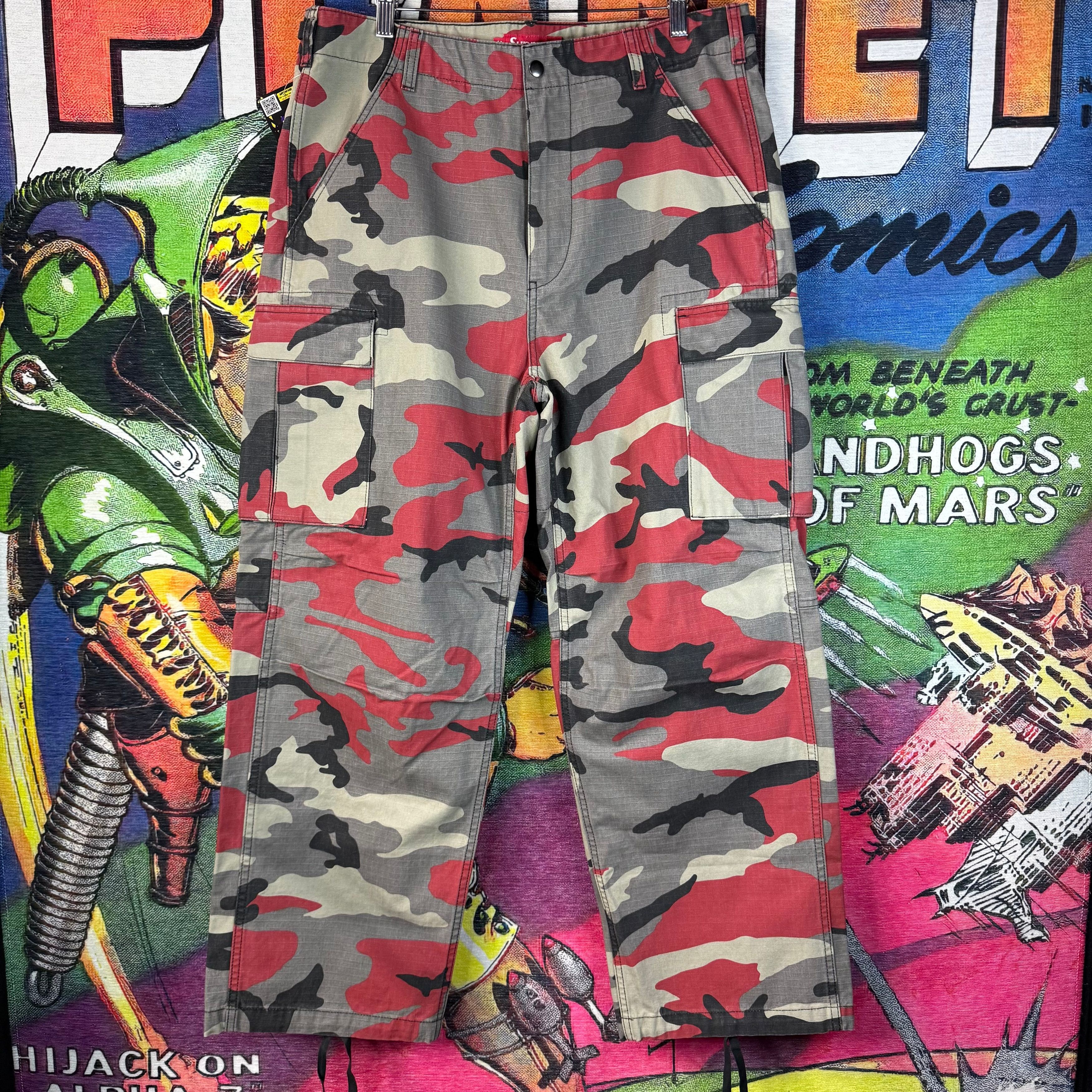 Supreme Supreme 2002 Desert Arid Flecktarn German Camo Cargo Pants