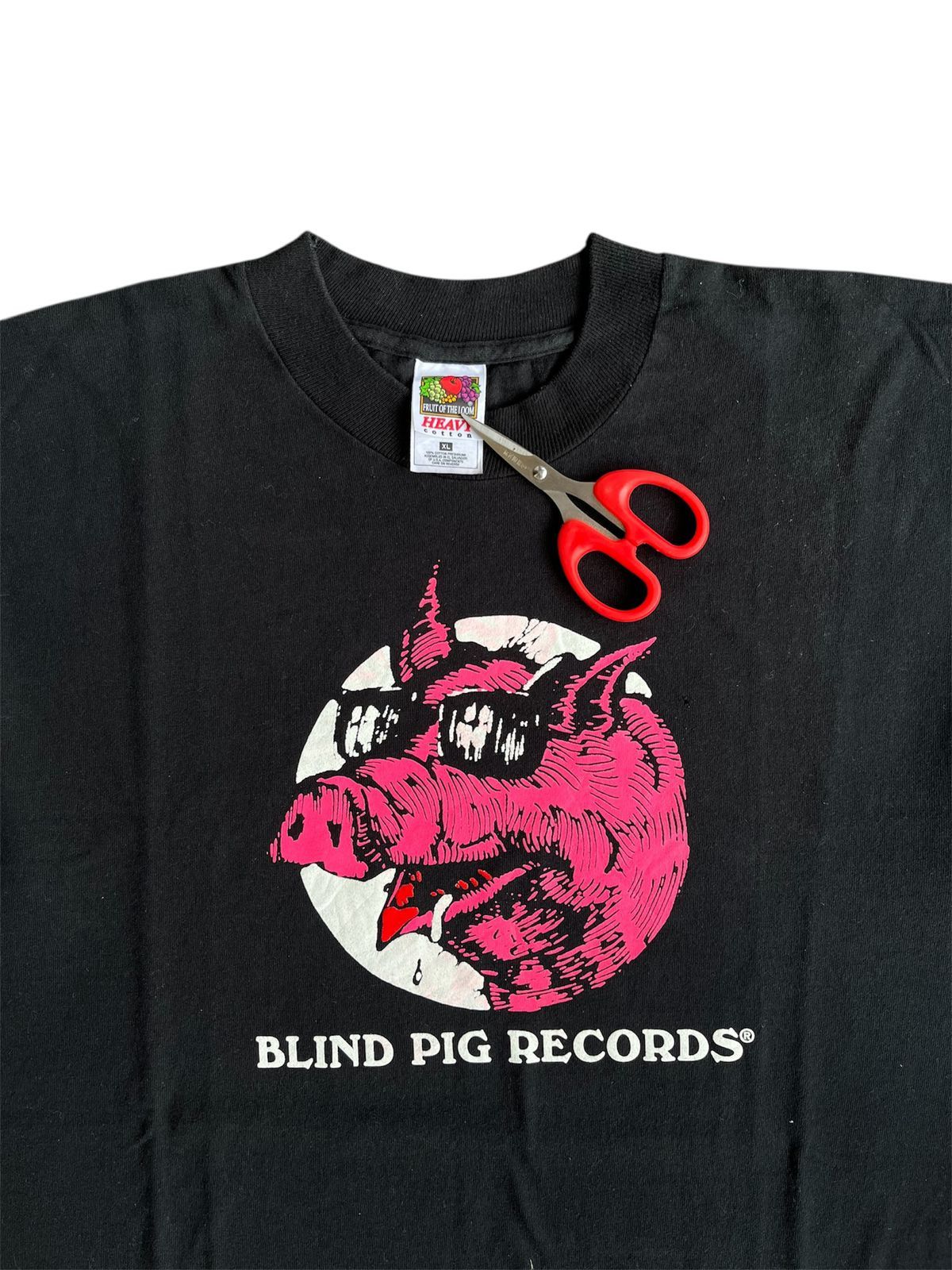Band Tees 90s Blind Pig Records Blues Tshirt Size US XL / EU 56 / 4 - 2 Thumbnail