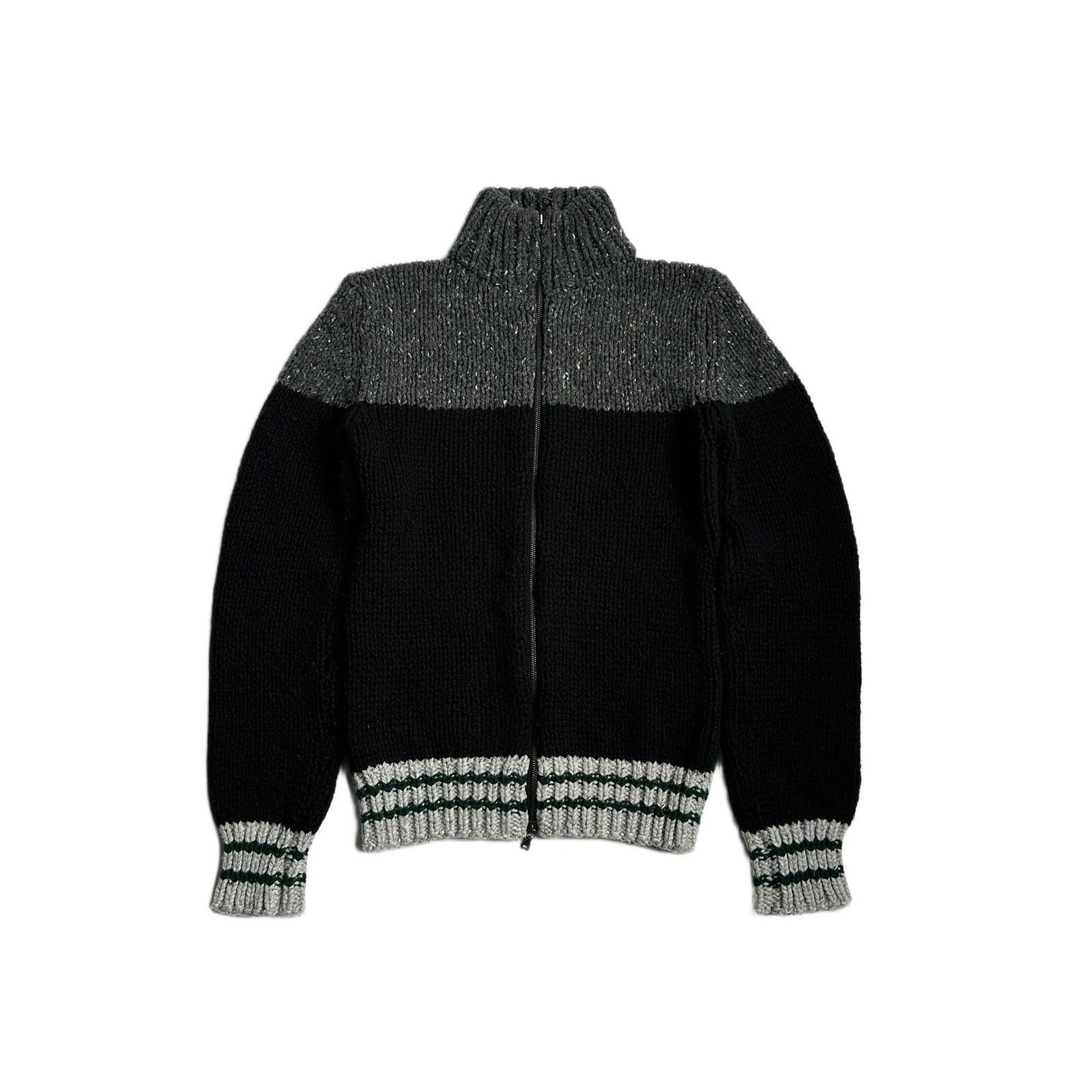 Prada Prada Sport Fair Isle Full Zip Wool Sweater Size US M / EU 48-50 / 2 - 1 Thumbnail