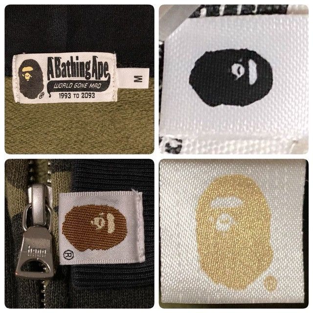 Bape BAPE CAMO Crazy full zip hoodie black a bathing ape Size US M / EU 48-50 / 2 - 9 Thumbnail