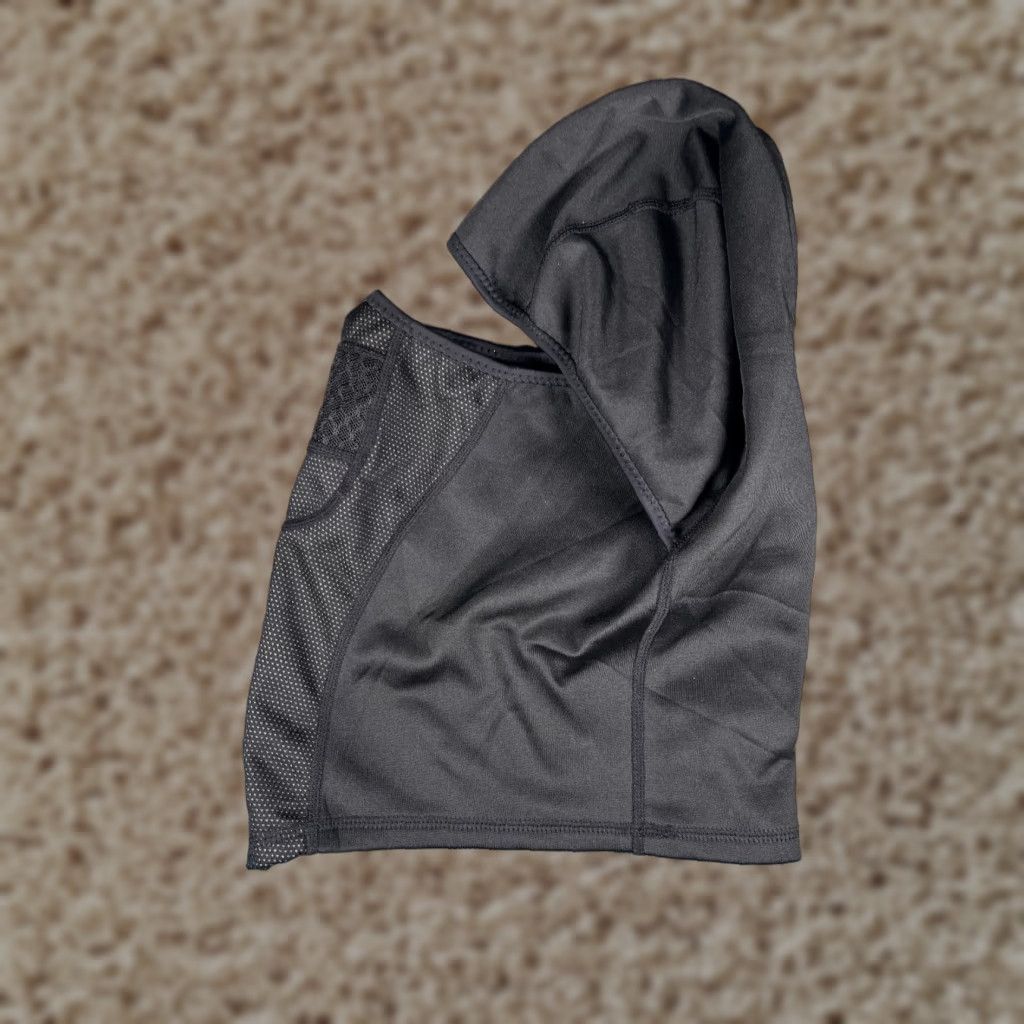 Vintage Balaclava Hat/Cap Adult One Size Black Polyester Fleece Lightweight Outdoor Ski Snowboarding Winter Winter Wear Men Size ONE SIZE - 1 Thumbnail