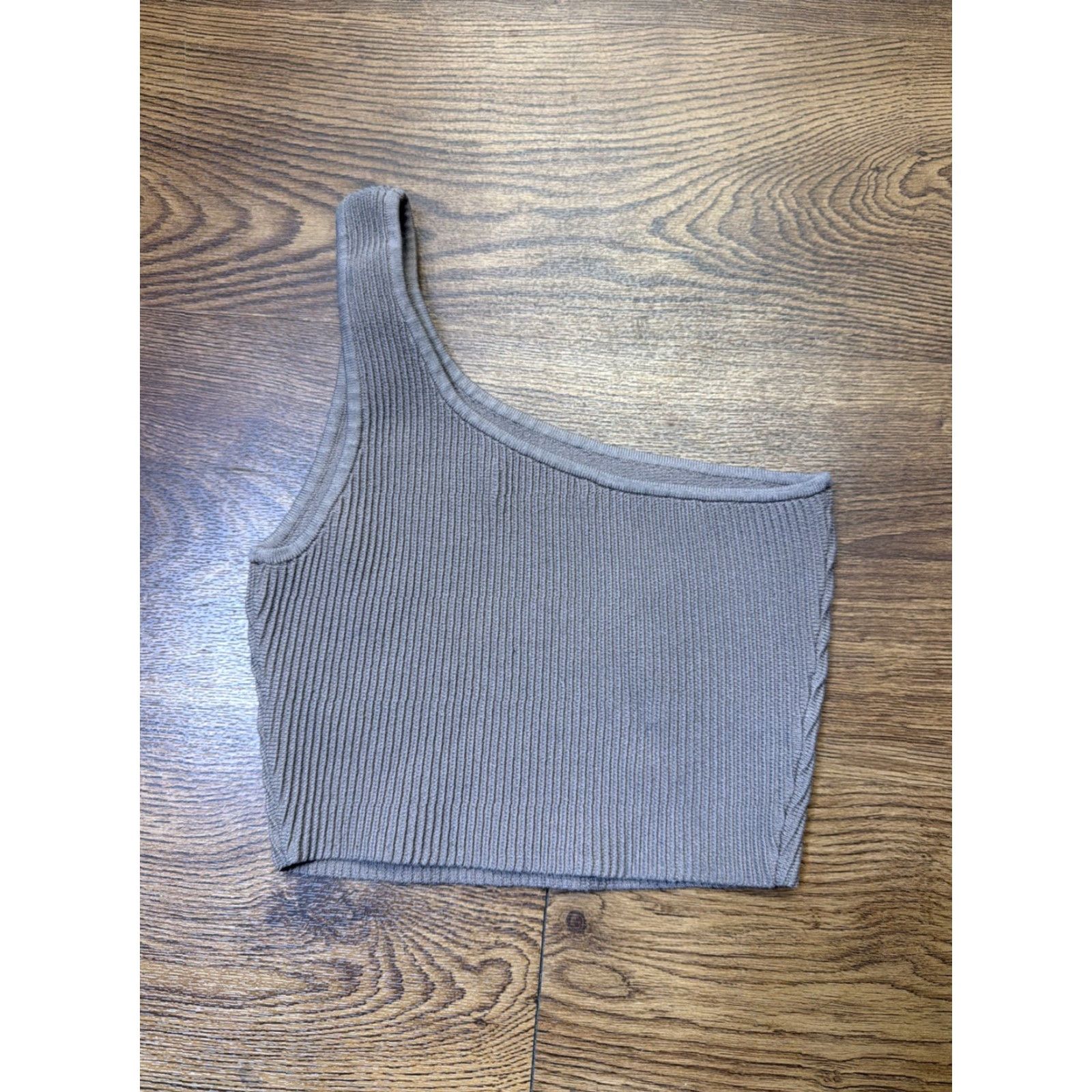 Aritzia **Babaton Sculpt Knit Brown Aritzia One Shoulder Tank XS** User: **Aritzia Babaton Sculpt Knit Brown One Shoulder Tank Size XS** Size XS / US 0-2 / IT 36-38 - 3 Thumbnail