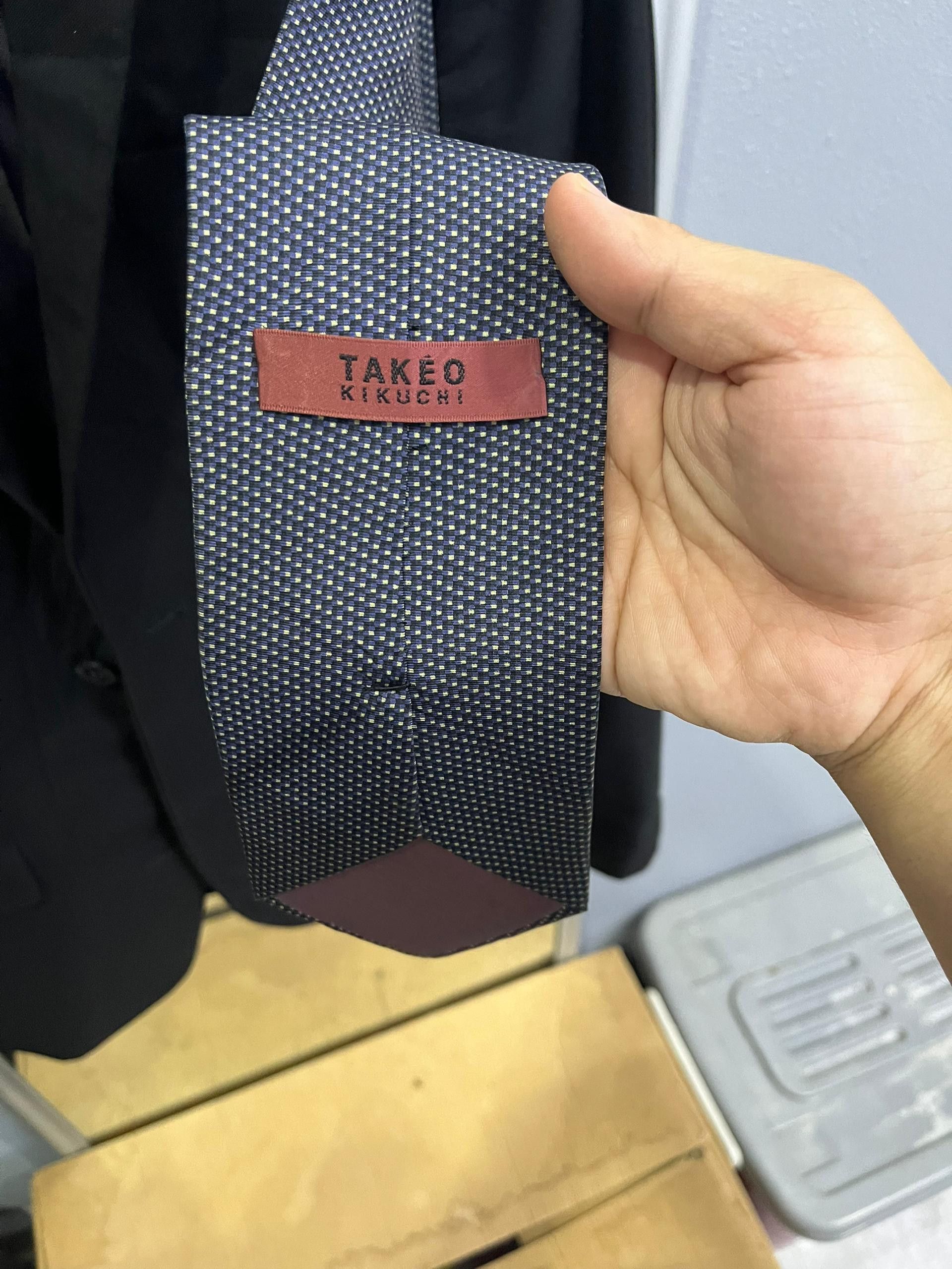 Topman Topman New Black Skinny Blazer 34R + Takeo Kikuchi Tie Size 34R - 7 Thumbnail