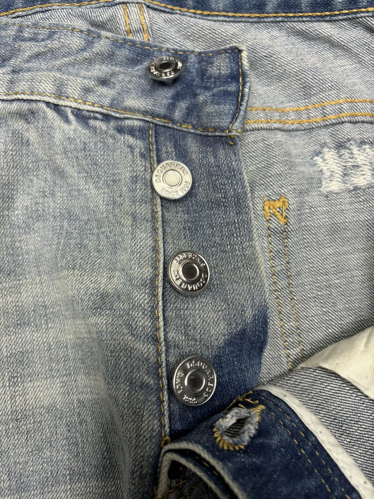 Dsquared2 DSQUARED2 🇮🇹 PUNK DISTRESSED DENIM ROCKSTAR JEANS Size US 34 / EU 50 - 14 Thumbnail