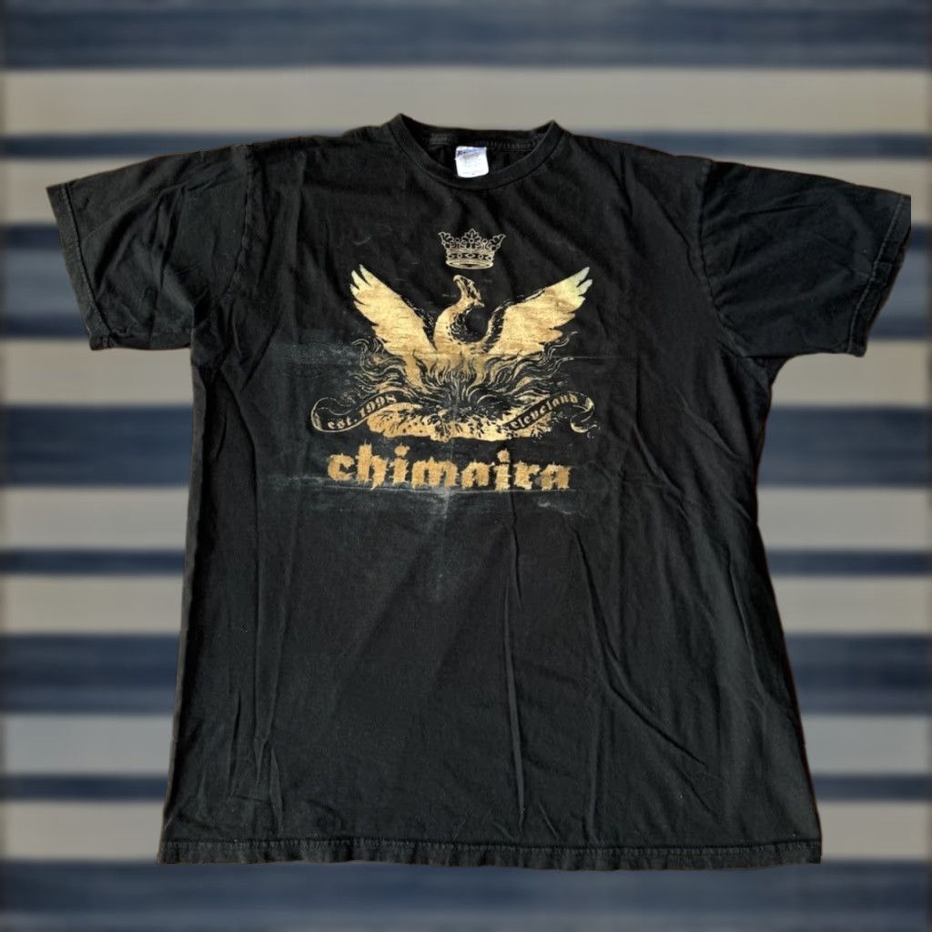 Vintage VINTAGE Chimaira Band Metal Tour T-Shirt XL Black Graphic Size US XL / EU 56 / 4 - 1 Thumbnail