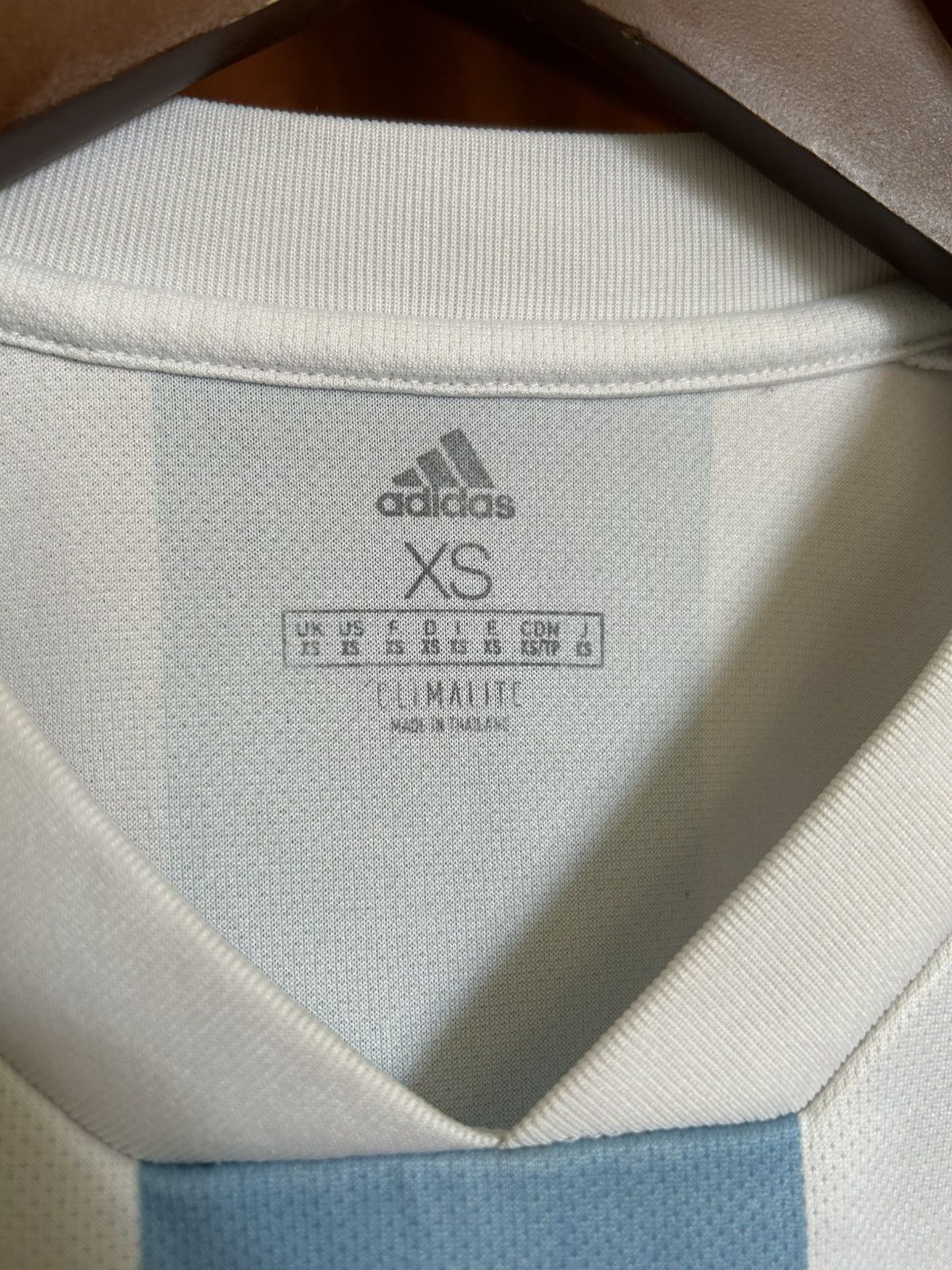 Adidas Argentina 2018 Adidas Home World Cup Football Soccer Jersey Size US XS / EU 42 / 0 - 3 Thumbnail