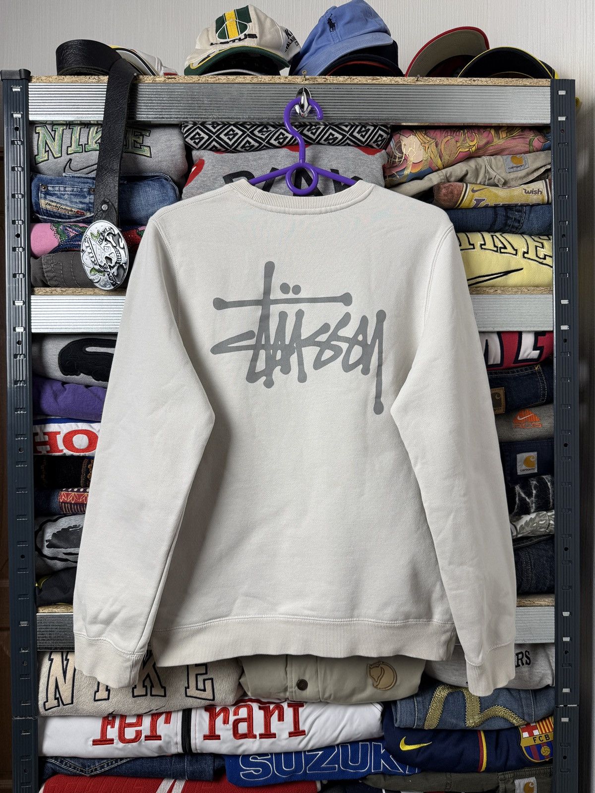 Stussy Vintage Y2K Stussy Big Logo Sweatshirt oversized mens Size US M / EU 48-50 / 2 - 1 Thumbnail