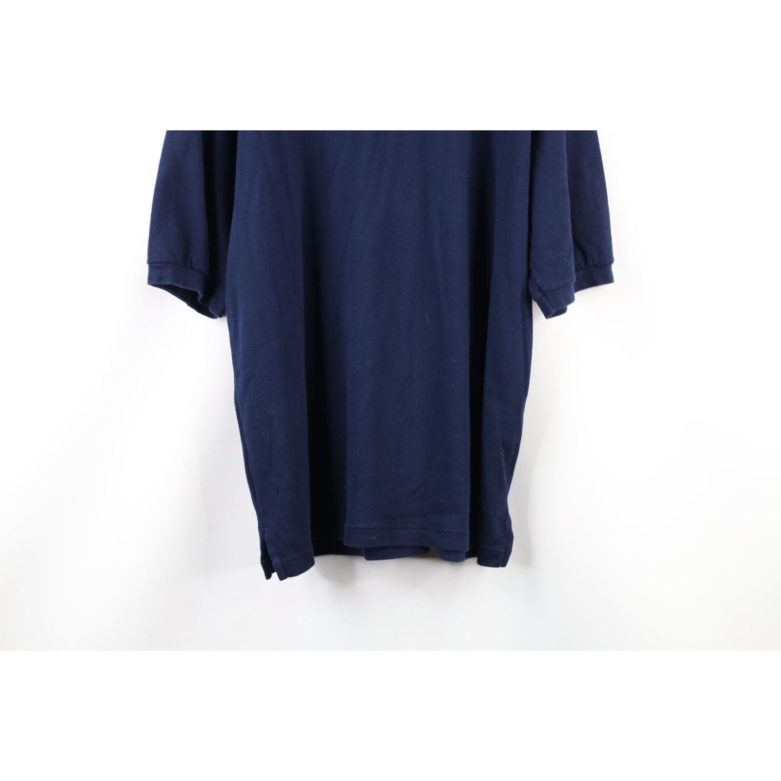 Vintage Vintage 90s Lands End Faded Blank Short Sleeve T-Shirt Size US L / EU 52-54 / 3 - 3 Thumbnail