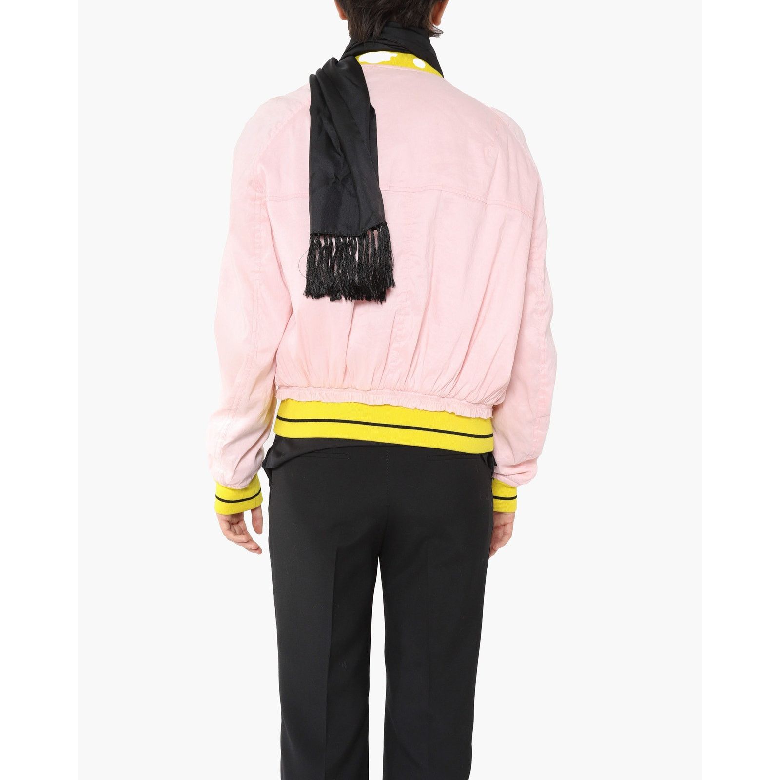 Haider Ackermann SS17 Raw-Hem Bomber Jacket in Pink Linen Size US M / EU 48-50 / 2 - 4 Thumbnail