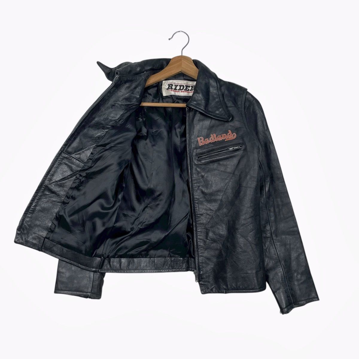 Other Riders Badland Motorcycle Biker Leather Jacket Size US XXS / EU 40 - 9 Thumbnail