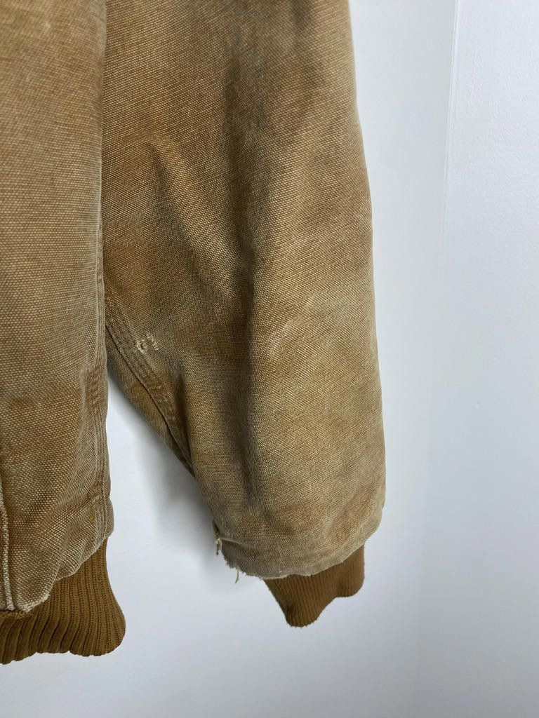 Carhartt Vintage Carhartt Brown Tan Workwear Hooded Jacket Women's XL Size XL / US 12-14 / IT 48-50 - 6 Thumbnail