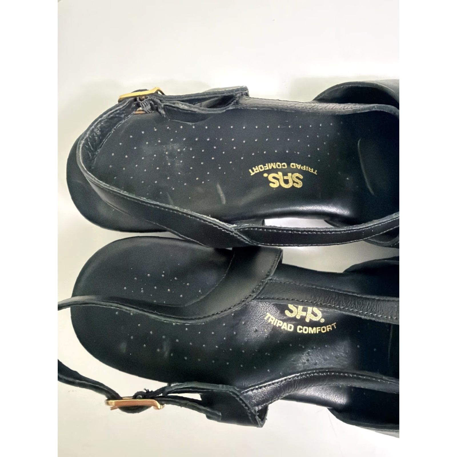 SAS SAS Women's Caress Sandal Open Toe Leather Slingback Black Size 12m Size US 12 / IT 42 - 5 Thumbnail