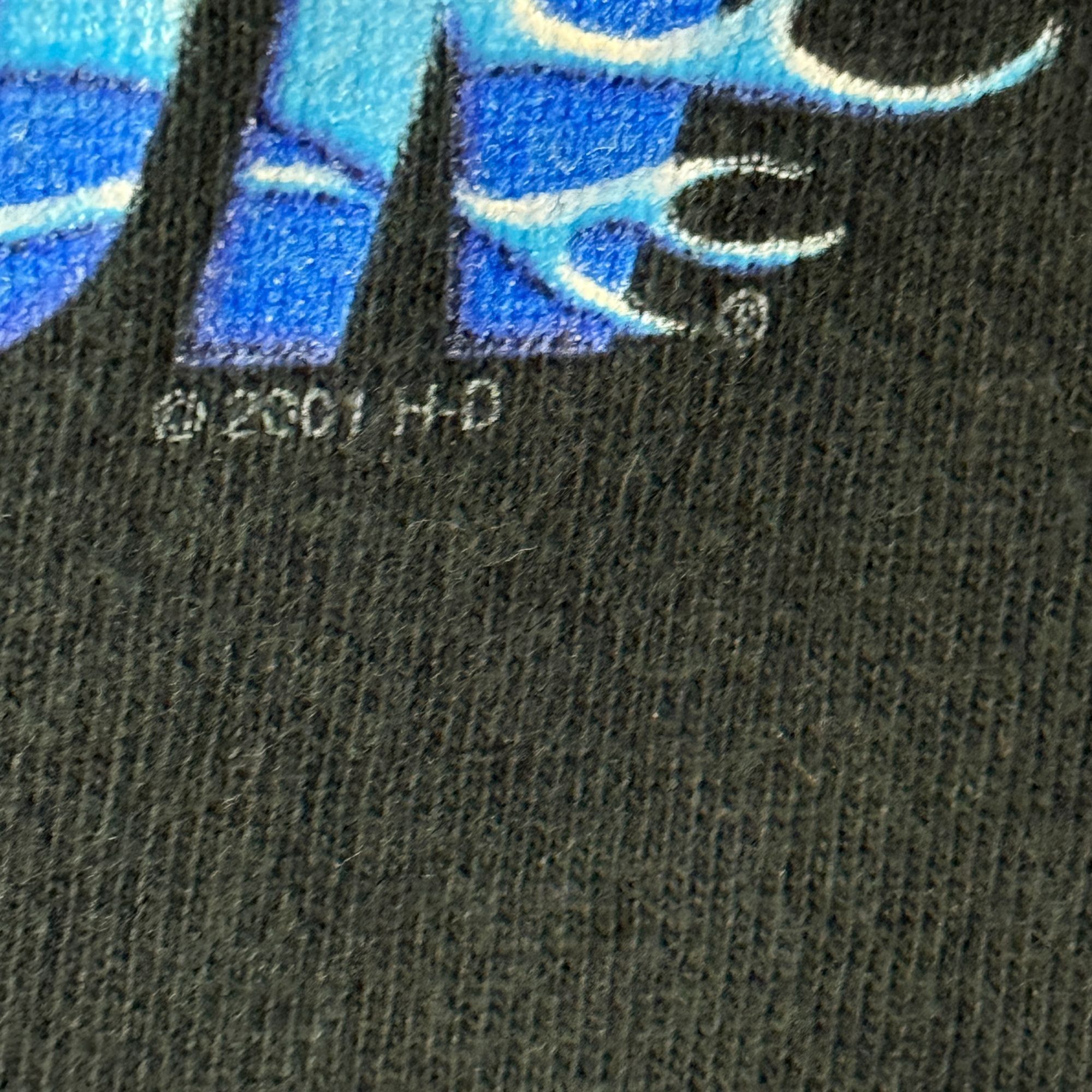 Harley Davidson Y2K Harley Davidson Blue FLAME Motorcycle LIGHTHOUSE Biker Size US XL / EU 56 / 4 - 8 Thumbnail