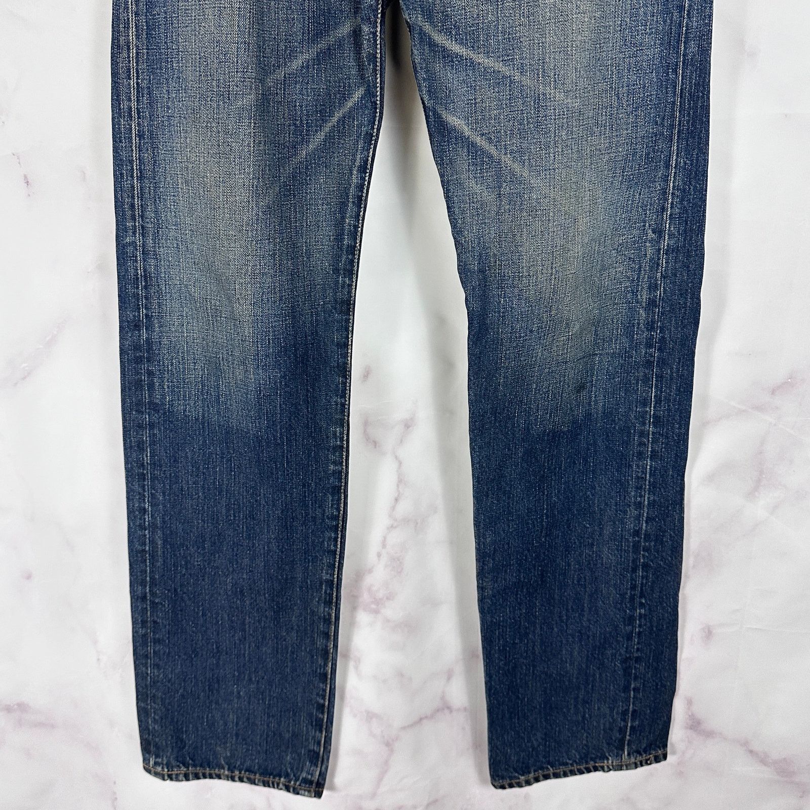 Levi's Japanese 505 Straight Blue Denim Size US 34 / EU 50 - 4 Thumbnail
