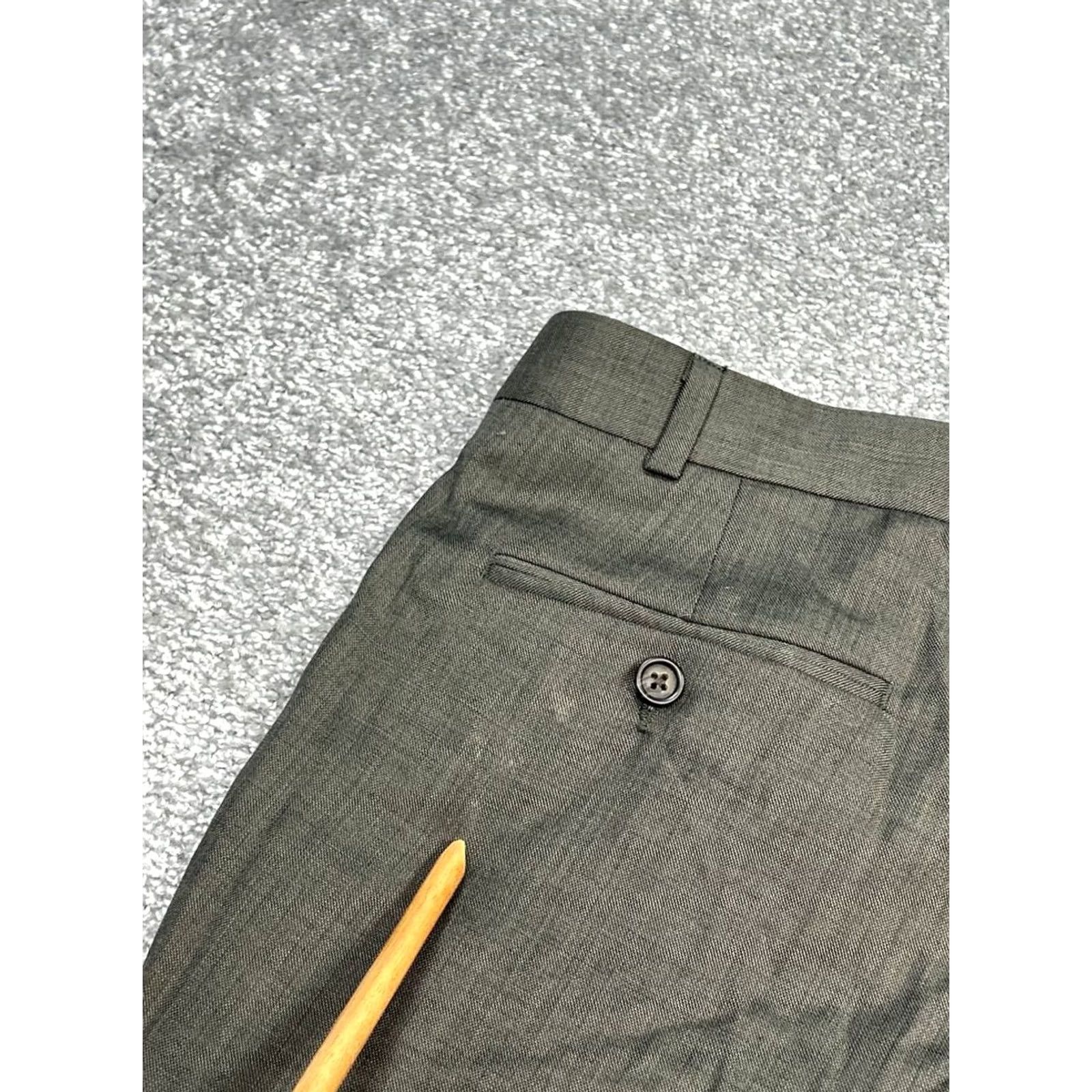 Ralph Lauren Lauren Ralph Lauren Dress Pants Men 38 Gray Wool Mid Rise Straight Pants Regular Gray Size US 38 / EU 54 - 7 Thumbnail