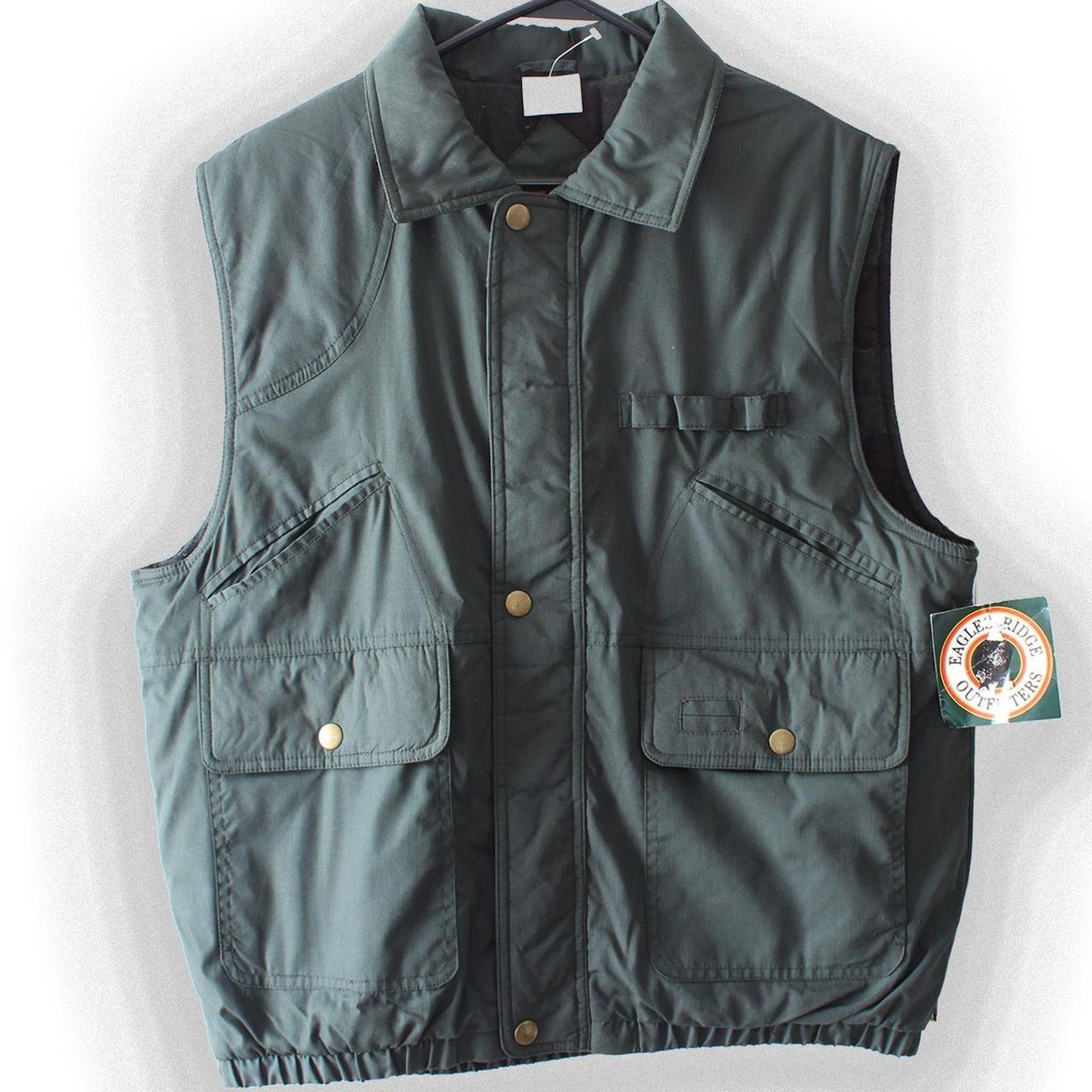 Vintage Deadstock Vintage 90's Eagles Ridge Outfitters Green Vest Size US L / EU 52-54 / 3 - 1 Thumbnail