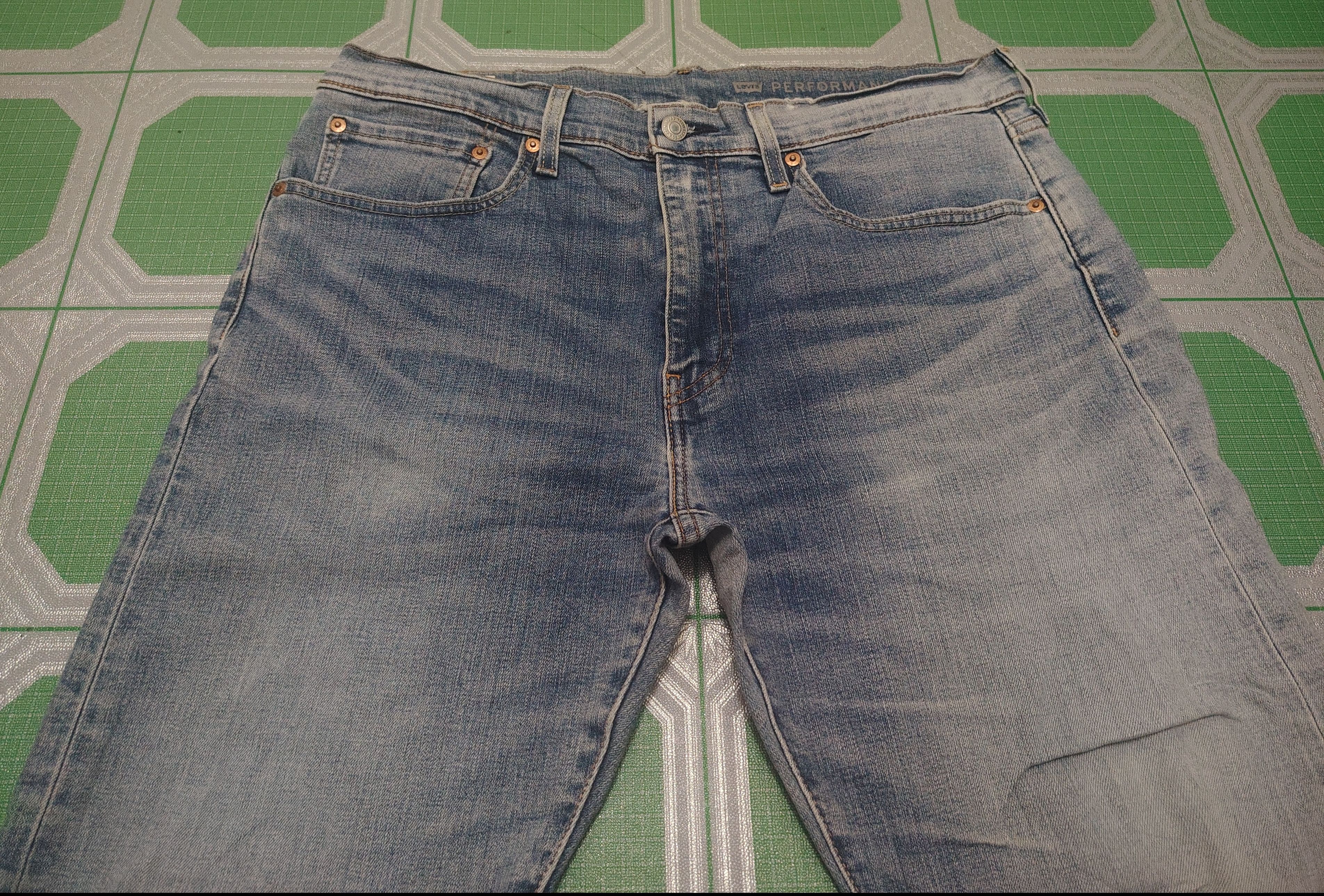 Levi's Distressed Thrashed Levi's 512 Big E Stretch Jeans Size US 34 / EU 50 - 5 Thumbnail