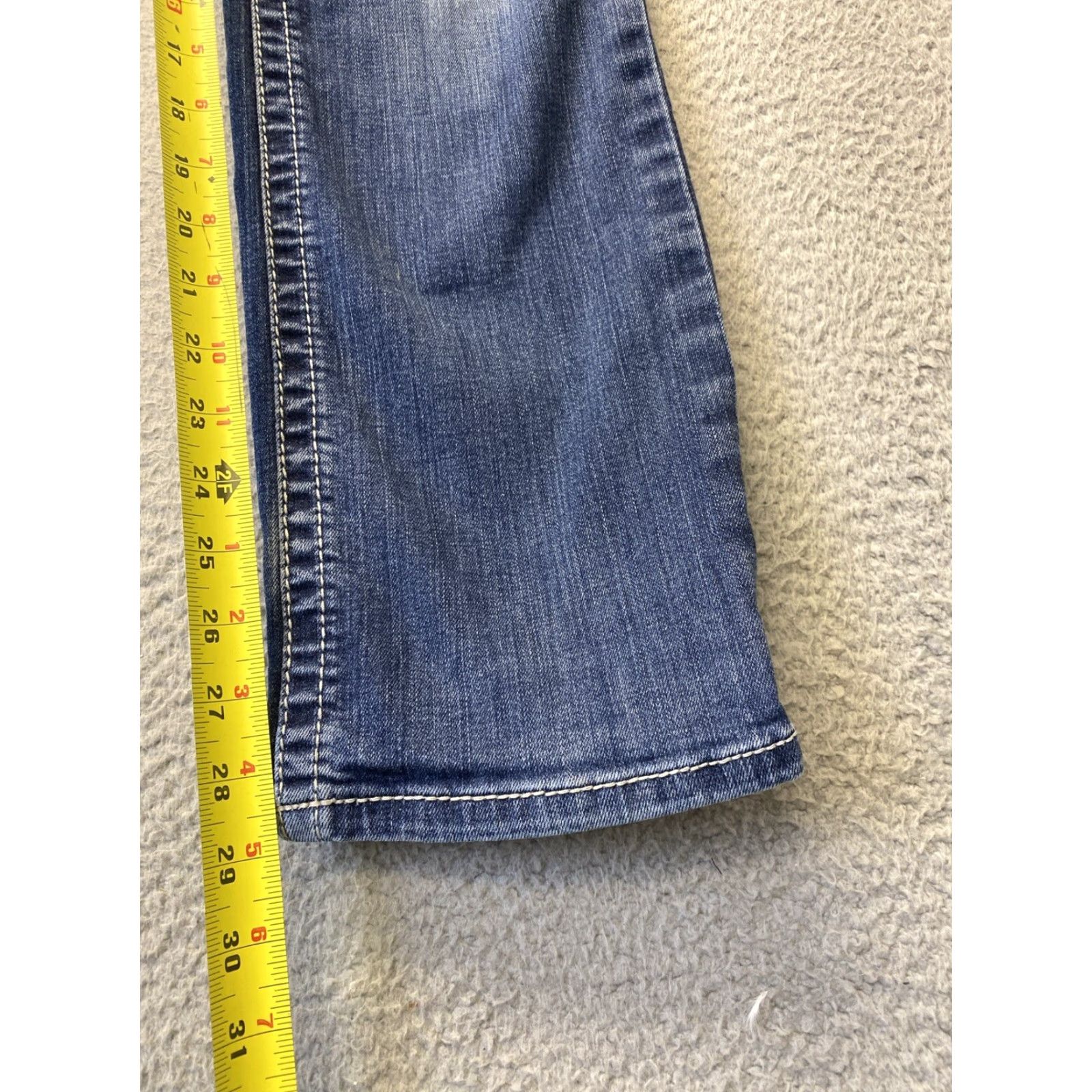 Ariat Ariat Jeans Womens 28S Real Denim Riding Jeans / 47-105 - Slim, Mid Rise, 5-Pocket, Denim, Blue, Cowboy, Horse, Southwestern, Ariat, Regular, Women Size 28" / US 6 / IT 42 - 5 Thumbnail