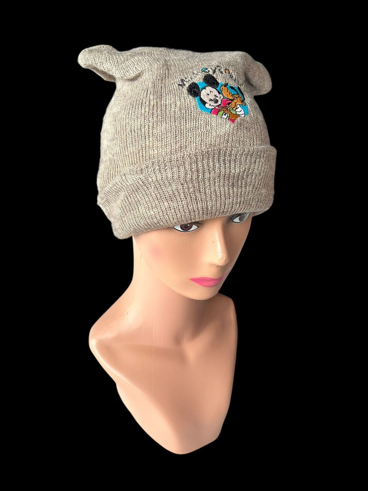 Japanese Brand × Vintage Vintage Mickey Mouse Bunny Beanie Hats Size ONE SIZE - 2 Thumbnail