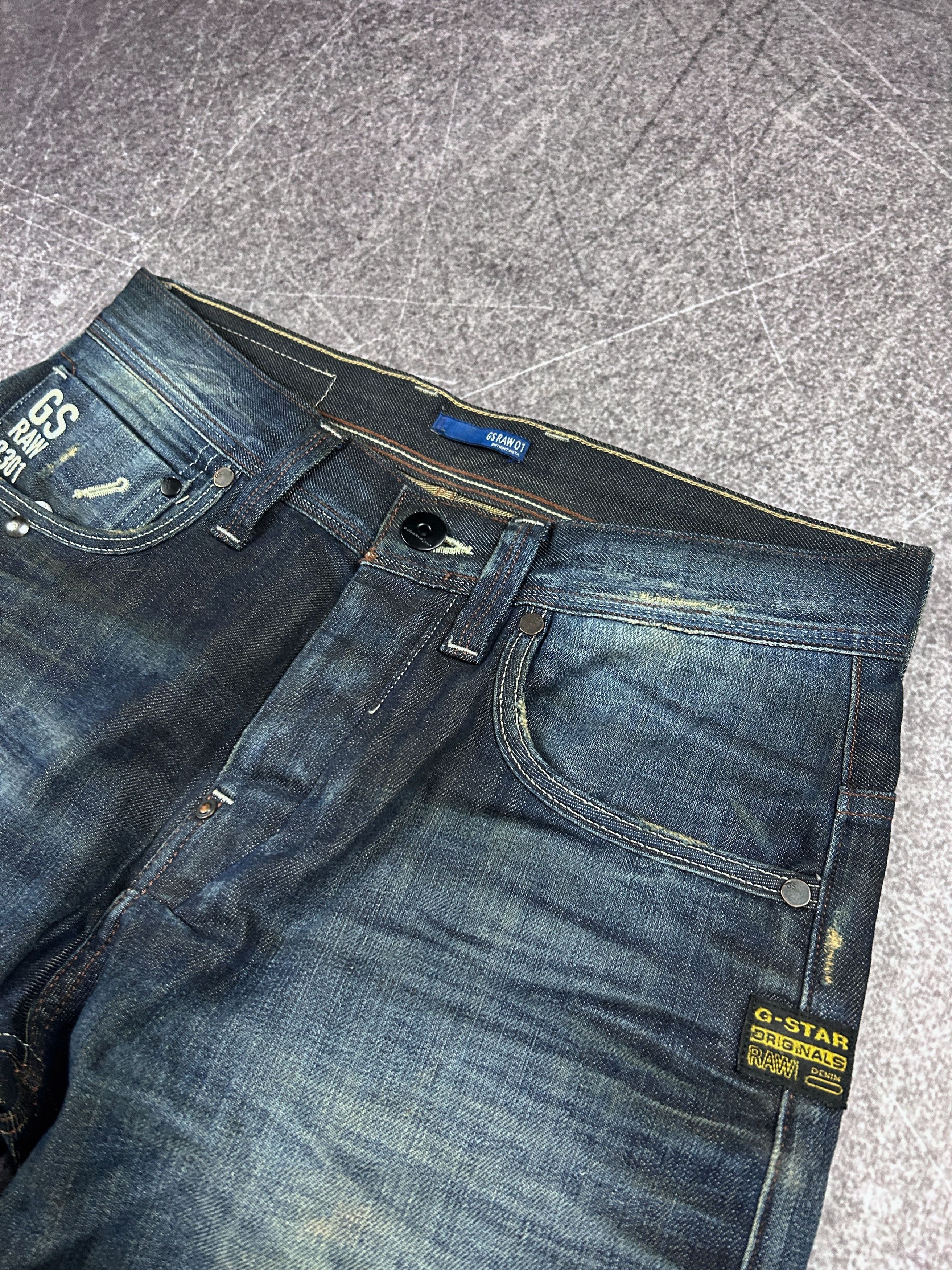 Designer VTG Yohji Yamamoto Raf Simons Opium Style Washed Jeans 90s Size US 30 / EU 46 - 8 Thumbnail