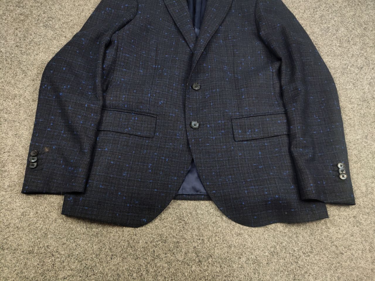 Boggi Boggi Milano Classic Design Navy Blue Casual Blazer Jacket Size US M / EU 48-50 / 2 - 5 Thumbnail