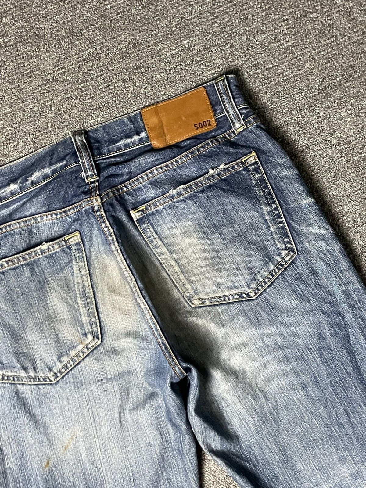 Japanese Brand × Uniqlo × Vintage UNIQLO Brand Straight Cut Jeans (91) Size US 32 / EU 48 - 13 Thumbnail