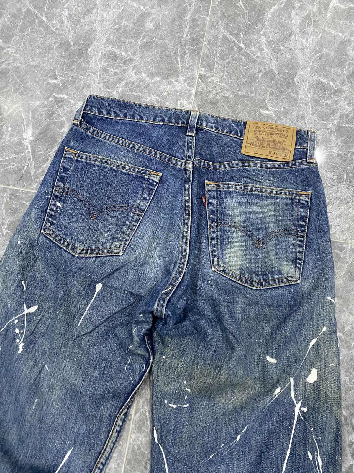 Levi's Vintage Clothing Vintage Levi’s 519 Distressed Denim Jeans Size US 30 / EU 46 - 7 Thumbnail