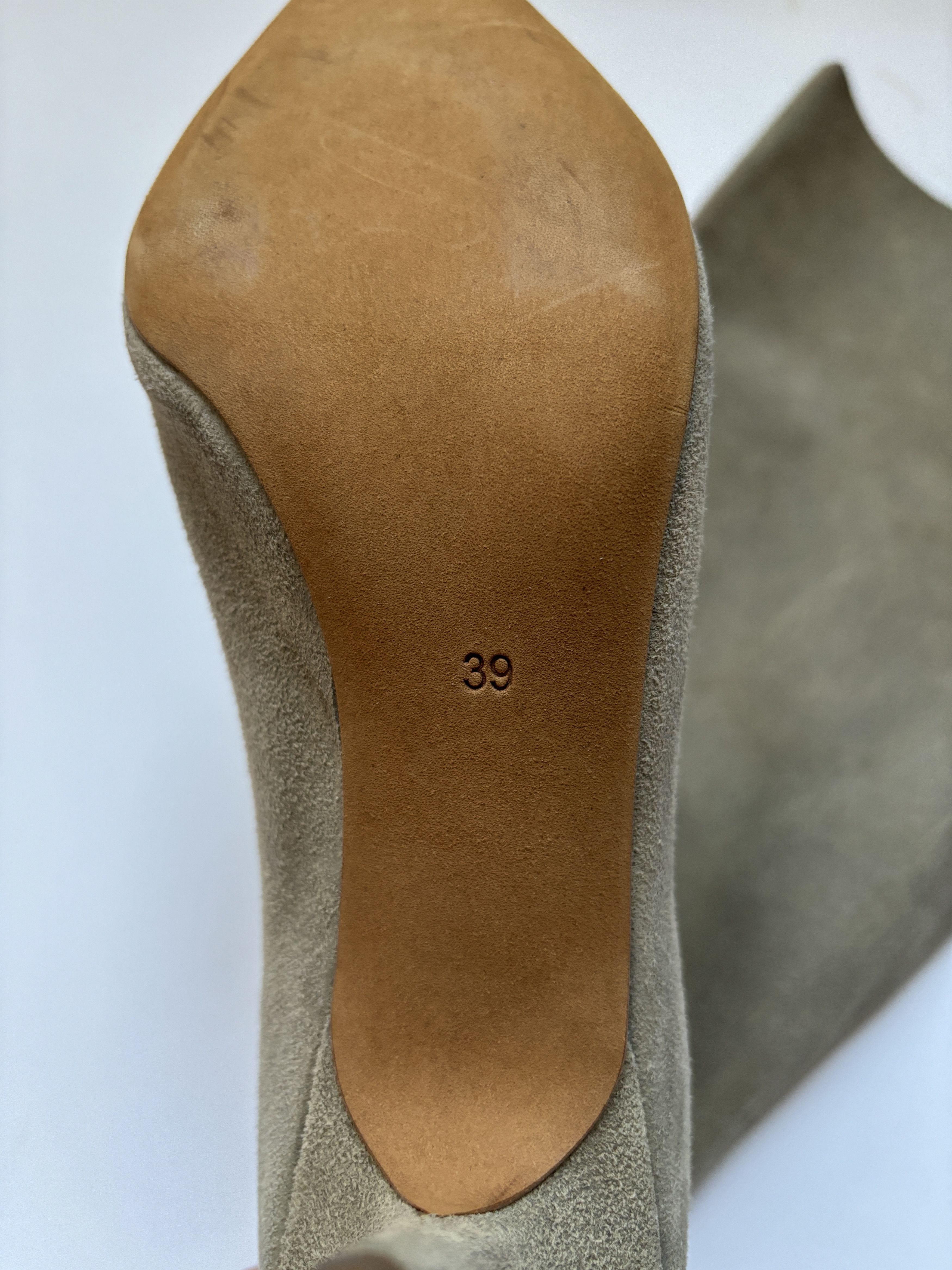 Kanye West × Yeezy ⚡️QUICK SALE⚡️2018 Yeezy Season 7 Beige Suede High Boots Size US 8 / IT 38 - 10 Thumbnail