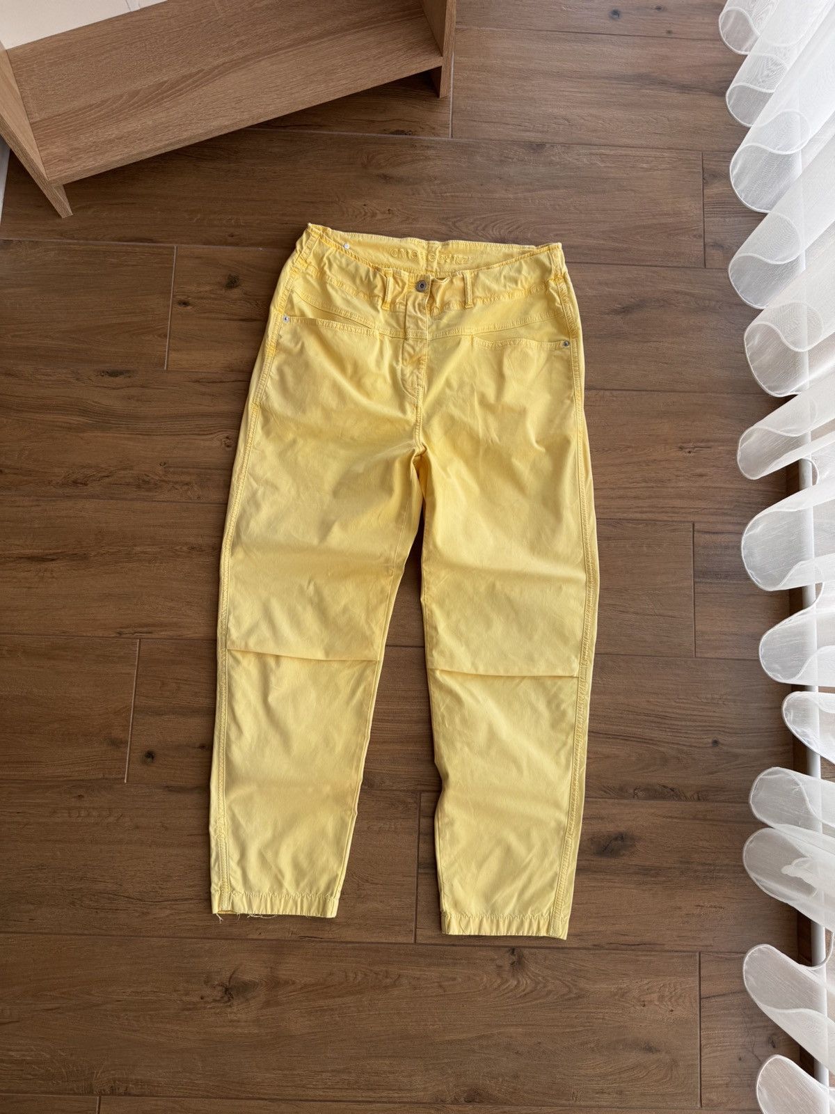 Vintage Vintage Annette Gortz Luxury Yellow Pants Size US 40 / EU 56 - 1 Thumbnail