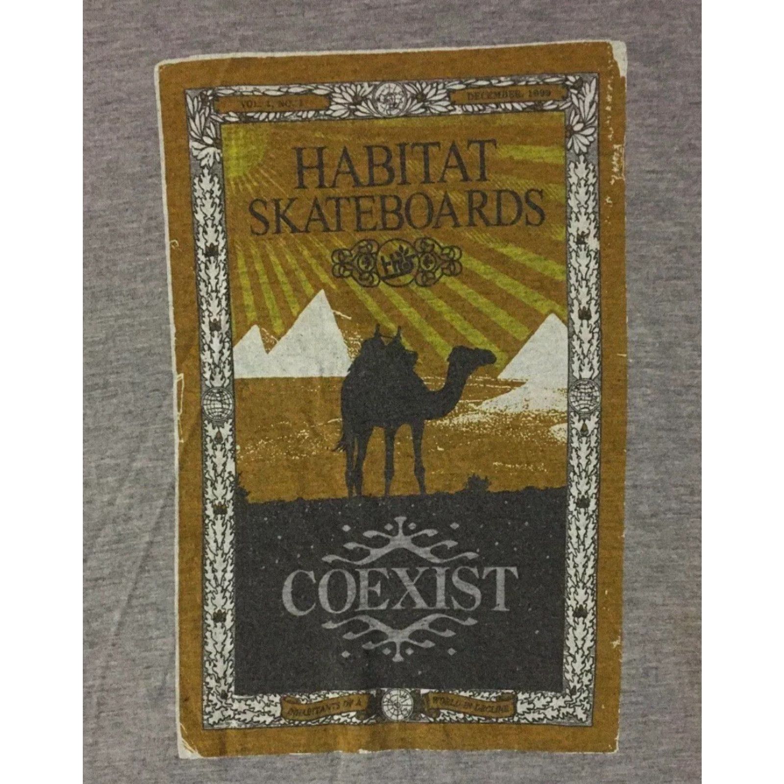 Thrasher Habitat Skateboards Faded Shirt L Gray Thrasher T-Shirt Mens 90s Grunge Y2K Alien Workshop Skateboarding Size US L / EU 52-54 / 3 - 2 Thumbnail