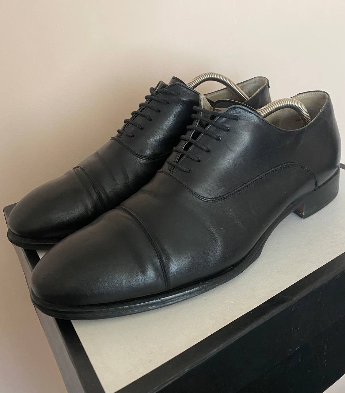 Alessandro Dell'acqua Alessandro Dell'Acqua Leather shoes black Size US 10 / EU 43 - 3 Thumbnail