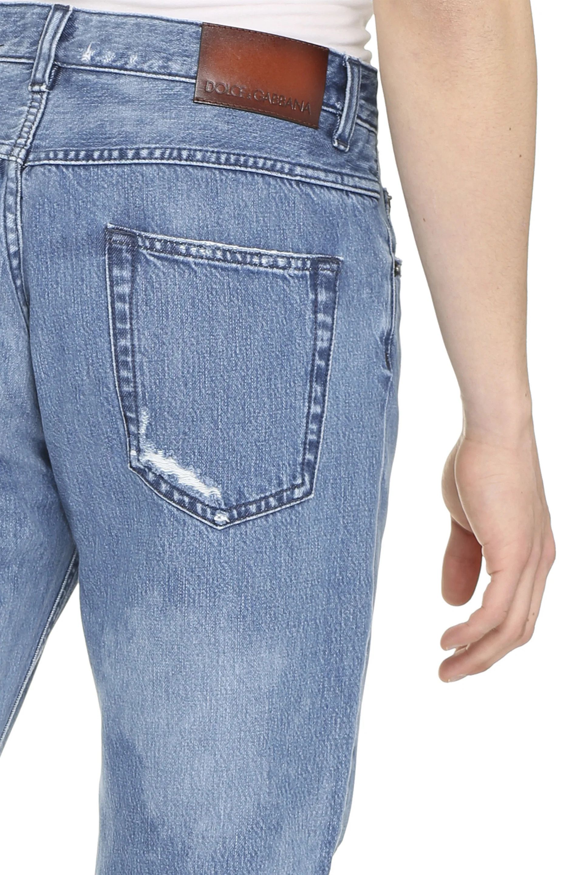 Dolce & Gabbana o1y0125 Logo Jeans in Blue Size US 38 / EU 54 - 5 Thumbnail