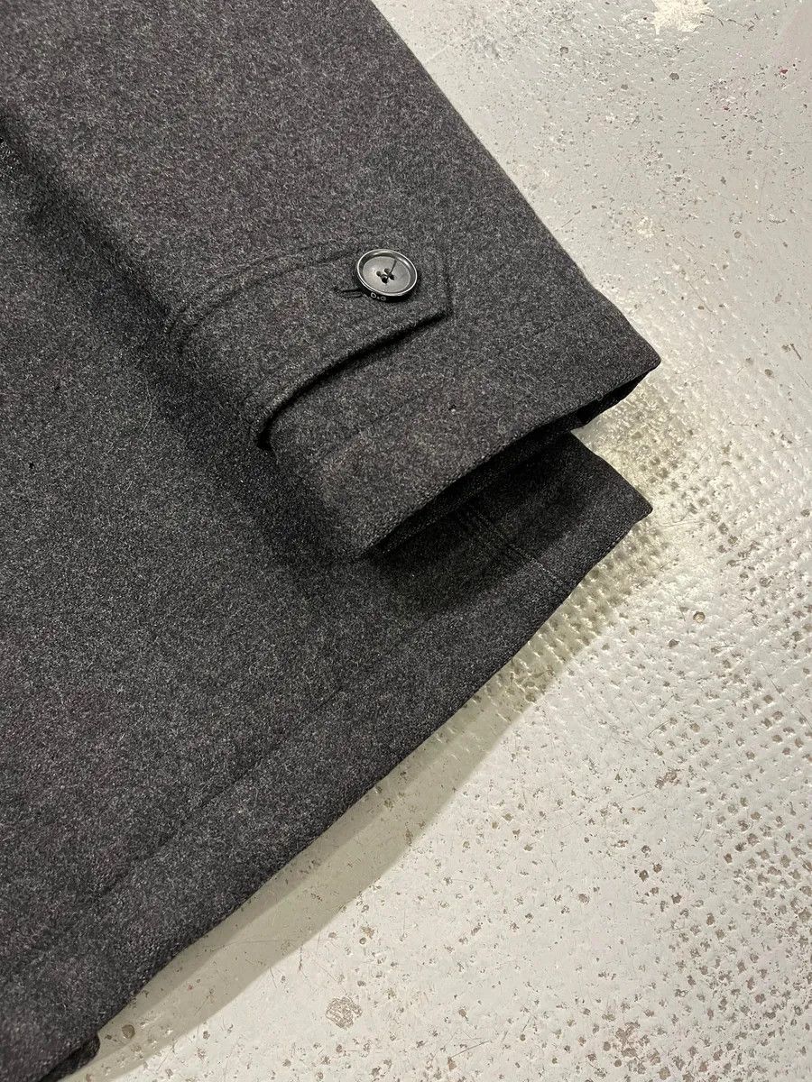 Dolce & Gabbana 2000s Dolce & Gabbana Grey Classy Wool Caban Jacket Size US L / EU 52-54 / 3 - 7 Thumbnail