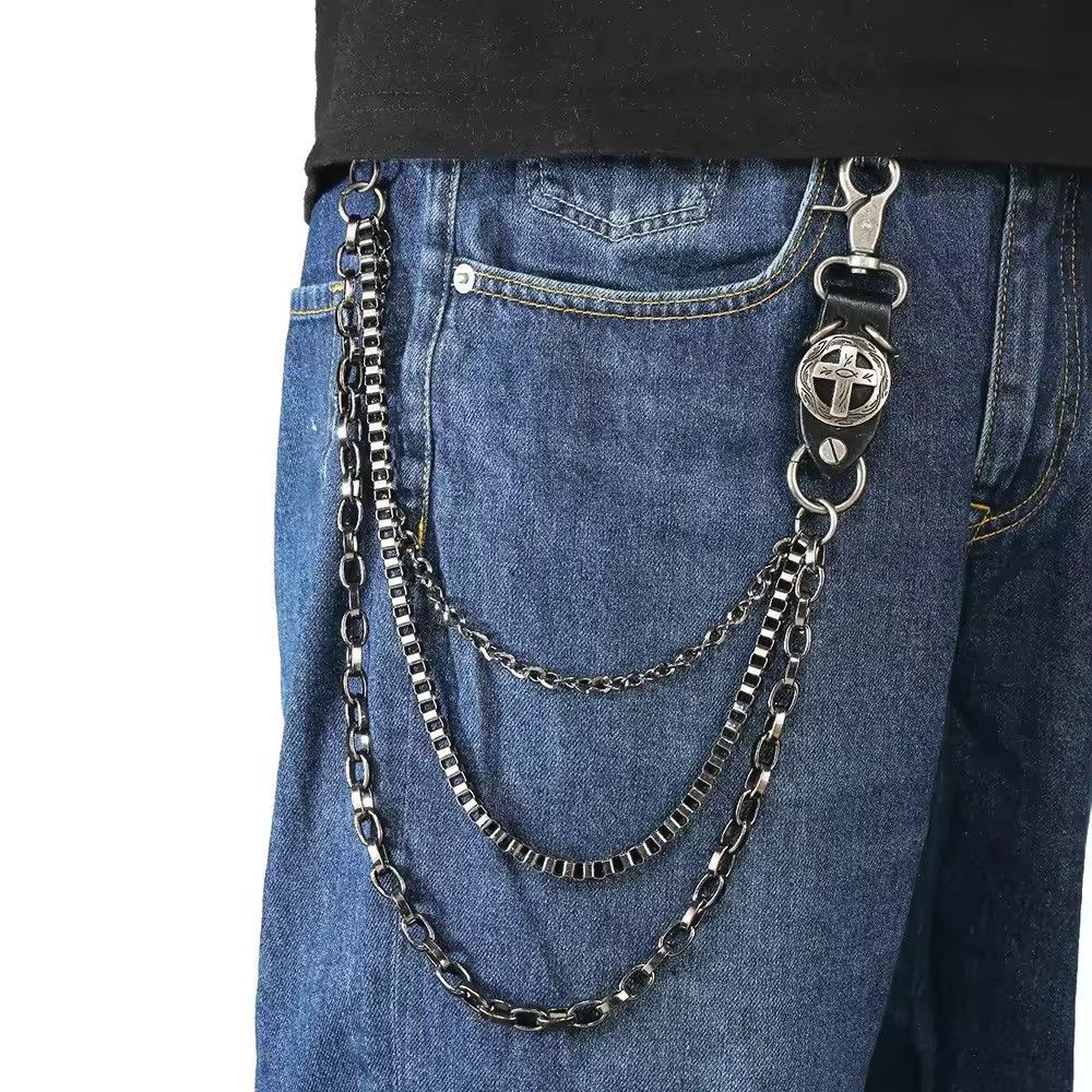 Jewelry Jean Biker Wallet Belts Chain Size ONE SIZE - 1 Thumbnail