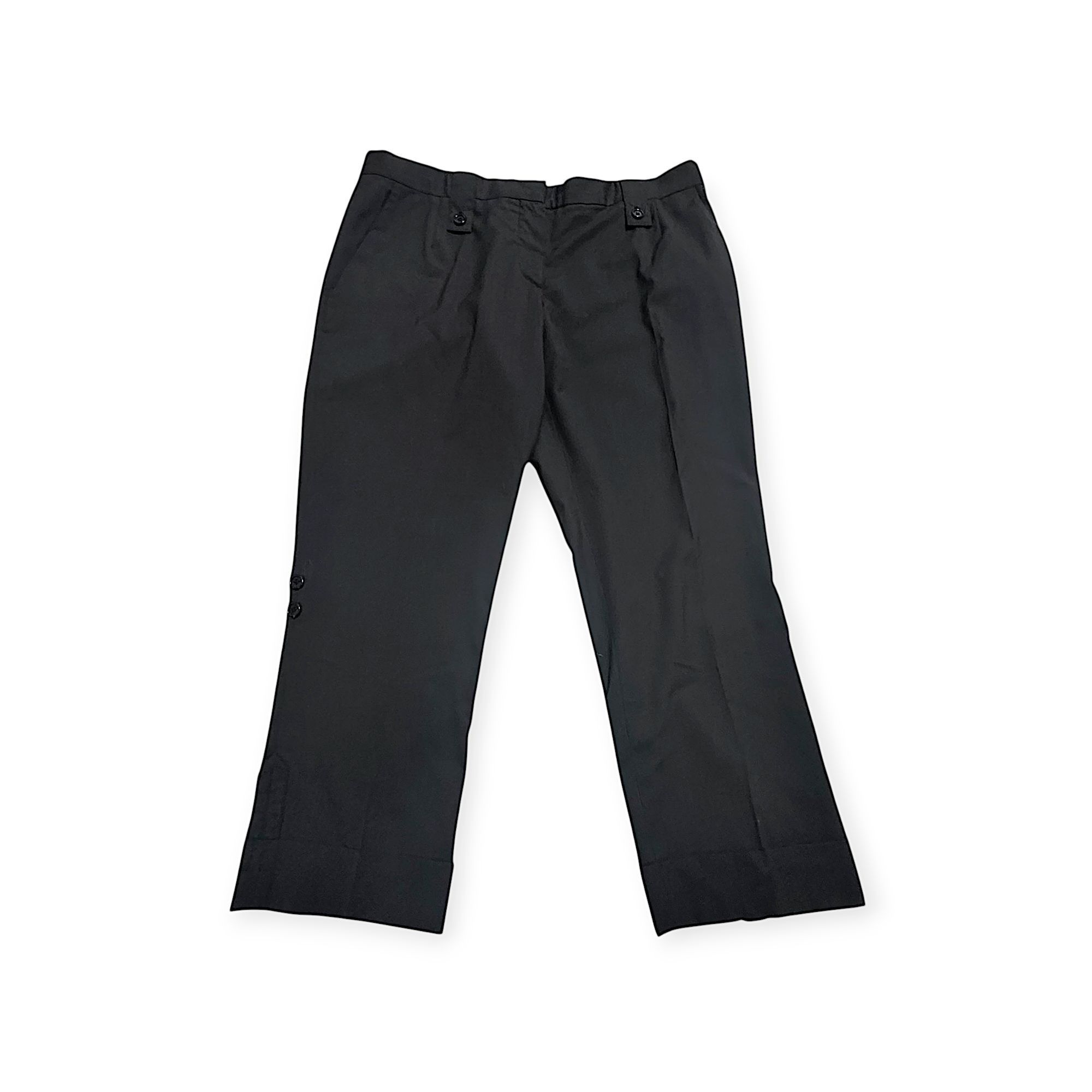 Prada Prada 2006 Wool Pants with Strap & Button Detail – IT 46 Size 32" / US 10 / IT 46 - 5 Thumbnail