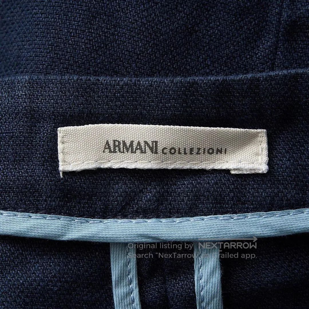 Armani Collezioni Armani Collezioni Men's Navy Stand-Collar Jacket. Size US M / EU 48-50 / 2 - 7 Thumbnail