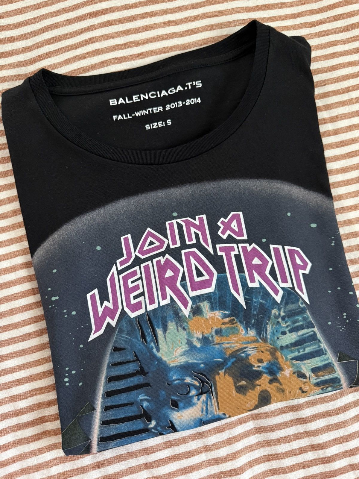 Balenciaga FW13-14 “Egyptofunk” Graphic Tee Size US S / EU 44-46 / 1 - 7 Thumbnail