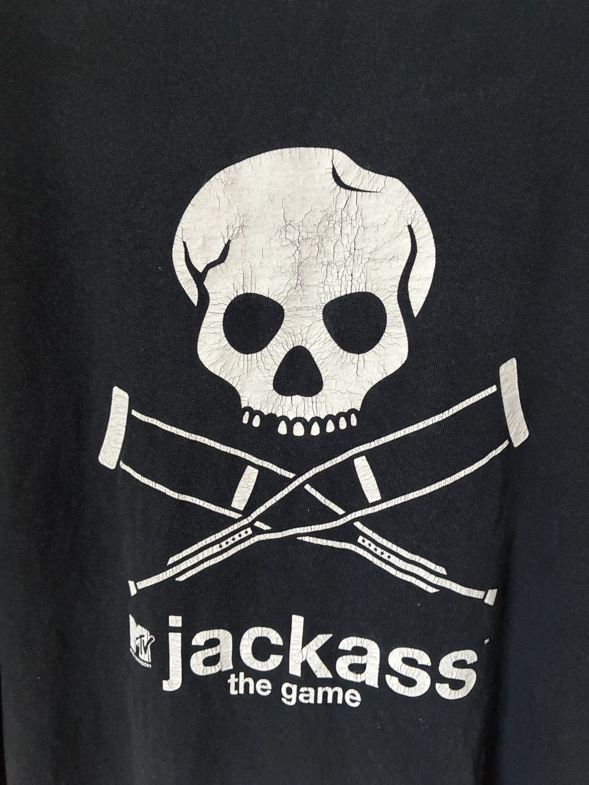 Vintage Vintage Jackass the video game t shirt Size US L / EU 52-54 / 3 - 3 Thumbnail