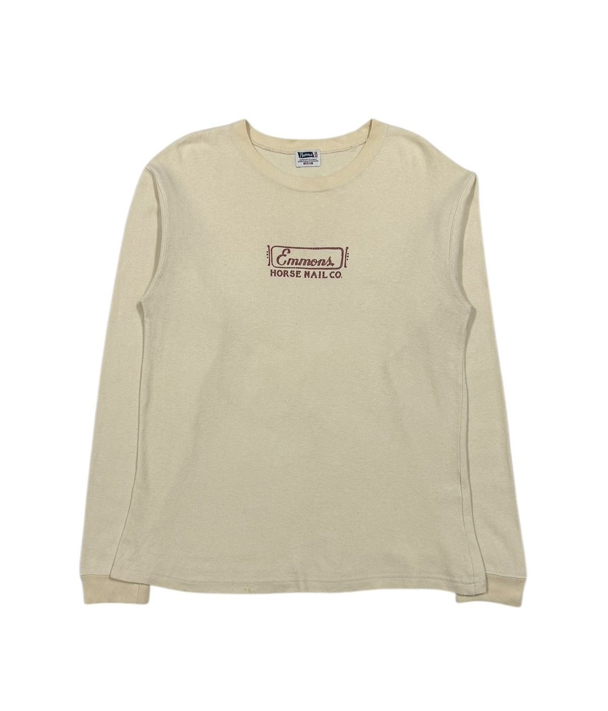 Japanese Brand × Pherrow's Pherrow's Emmons Printron T [Off-White]A longsleeved T-shirt Size US M / EU 48-50 / 2 - 2 Thumbnail