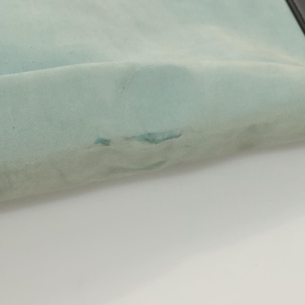 Gucci GUCCI Hand Bag Suede Light Blue Black 002 002 Size ONE SIZE - 5 Thumbnail