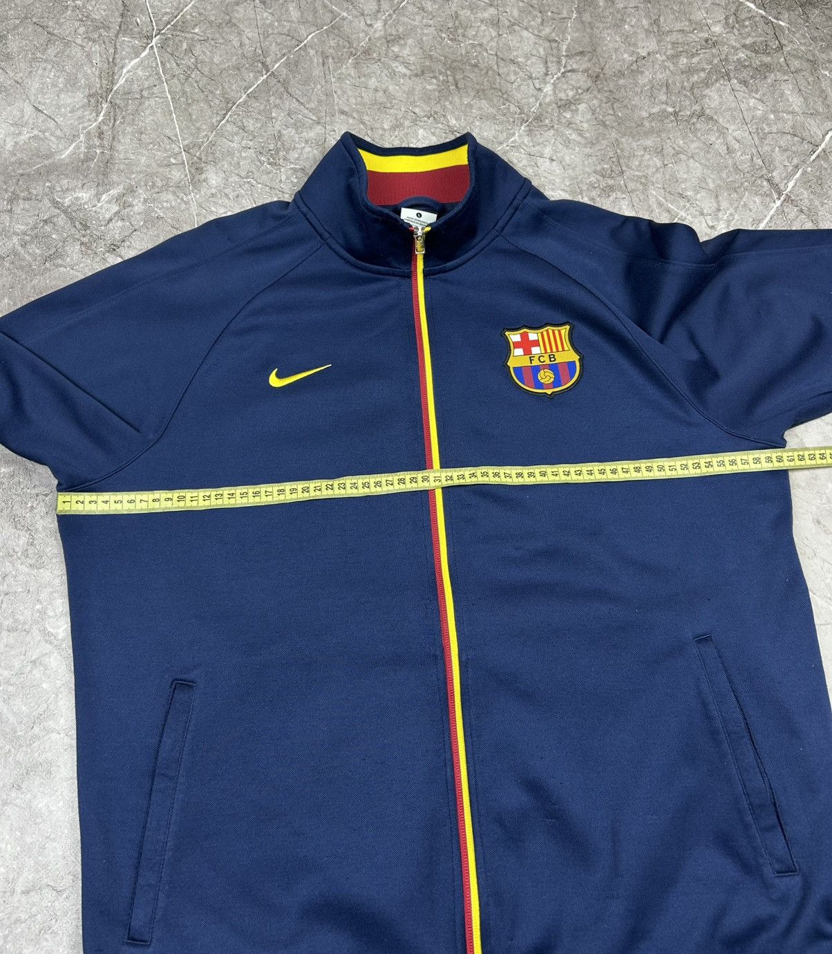 Nike Nike F.C. Barcelona Football Track Top Soccer Jacket Rare Size US L / EU 52-54 / 3 - 21 Thumbnail