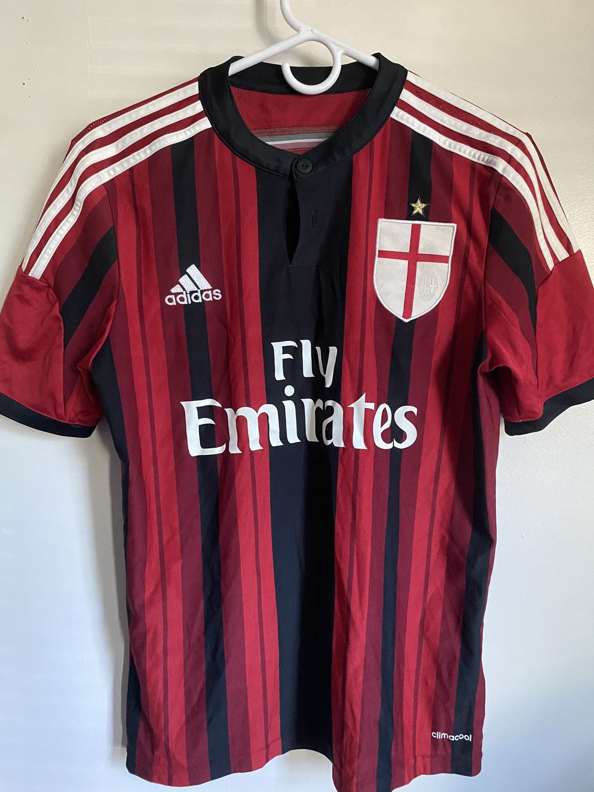 Adidas Ac Milan home football shirt 2014/15 Size US XS / EU 42 / 0 - 3 Thumbnail