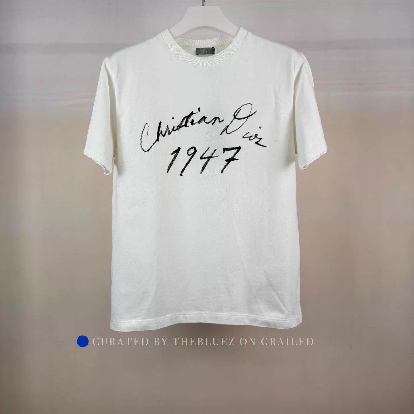 Dior Vintage Logo T-Shirt in White Size US L / EU 52-54 / 3 - 1 Thumbnail