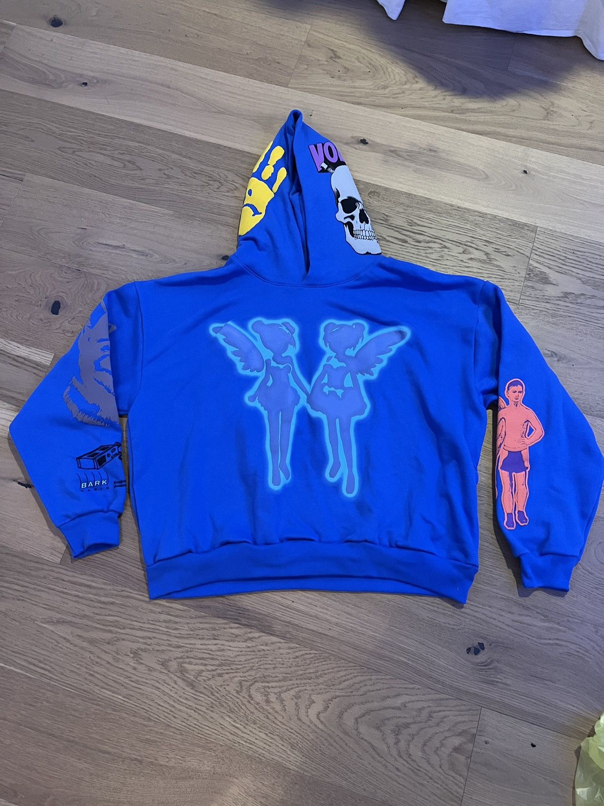 image of Drake Fatd Blue Hoodie, Men's (Size XL)